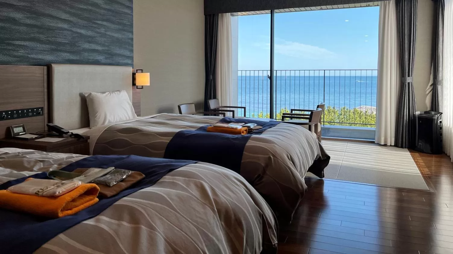 Family Room with Sea View in REX HOTEL Beppu