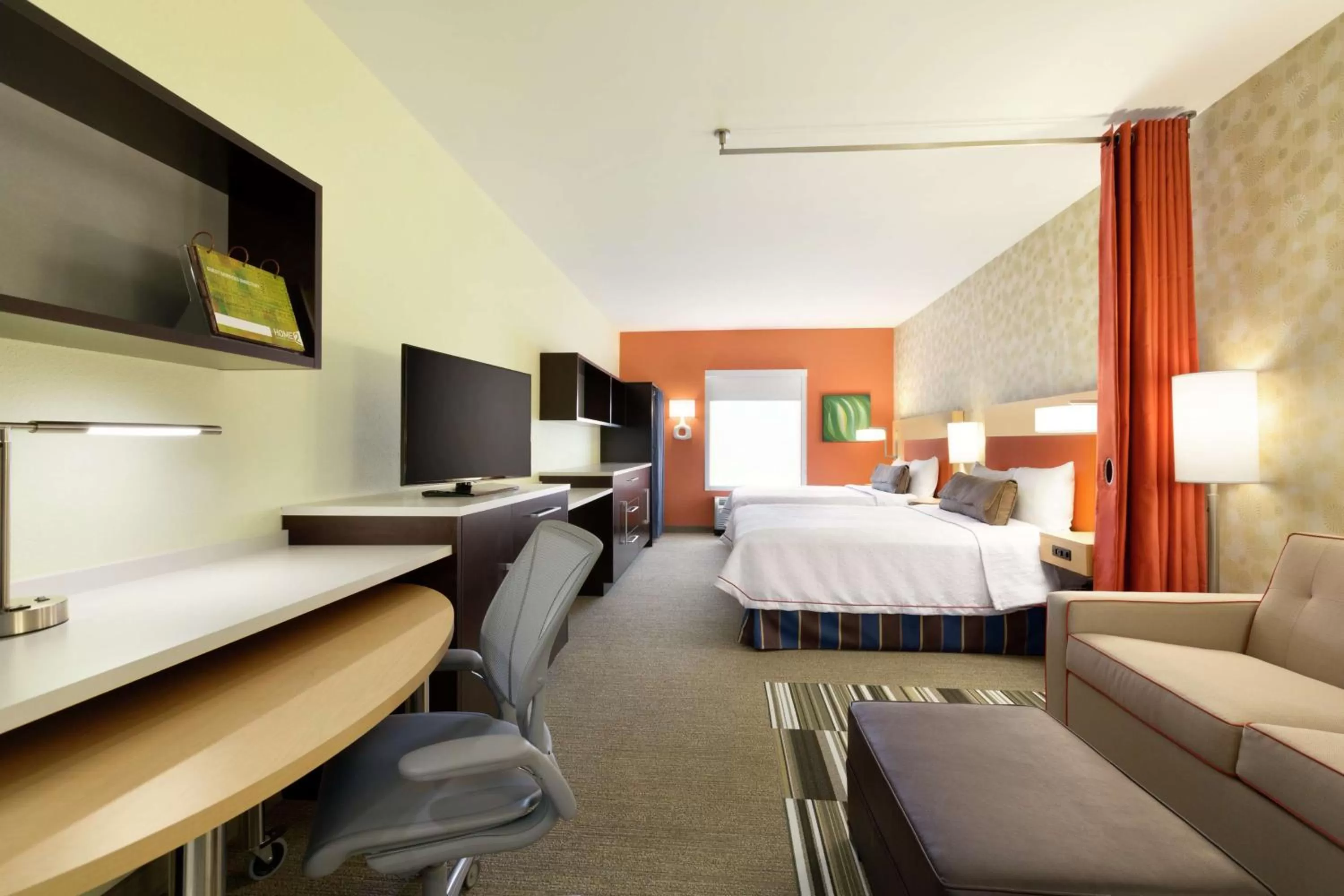 Queen Studio with Two Queen Beds - Non-Smoking in Home2 Suites by Hilton Stillwater