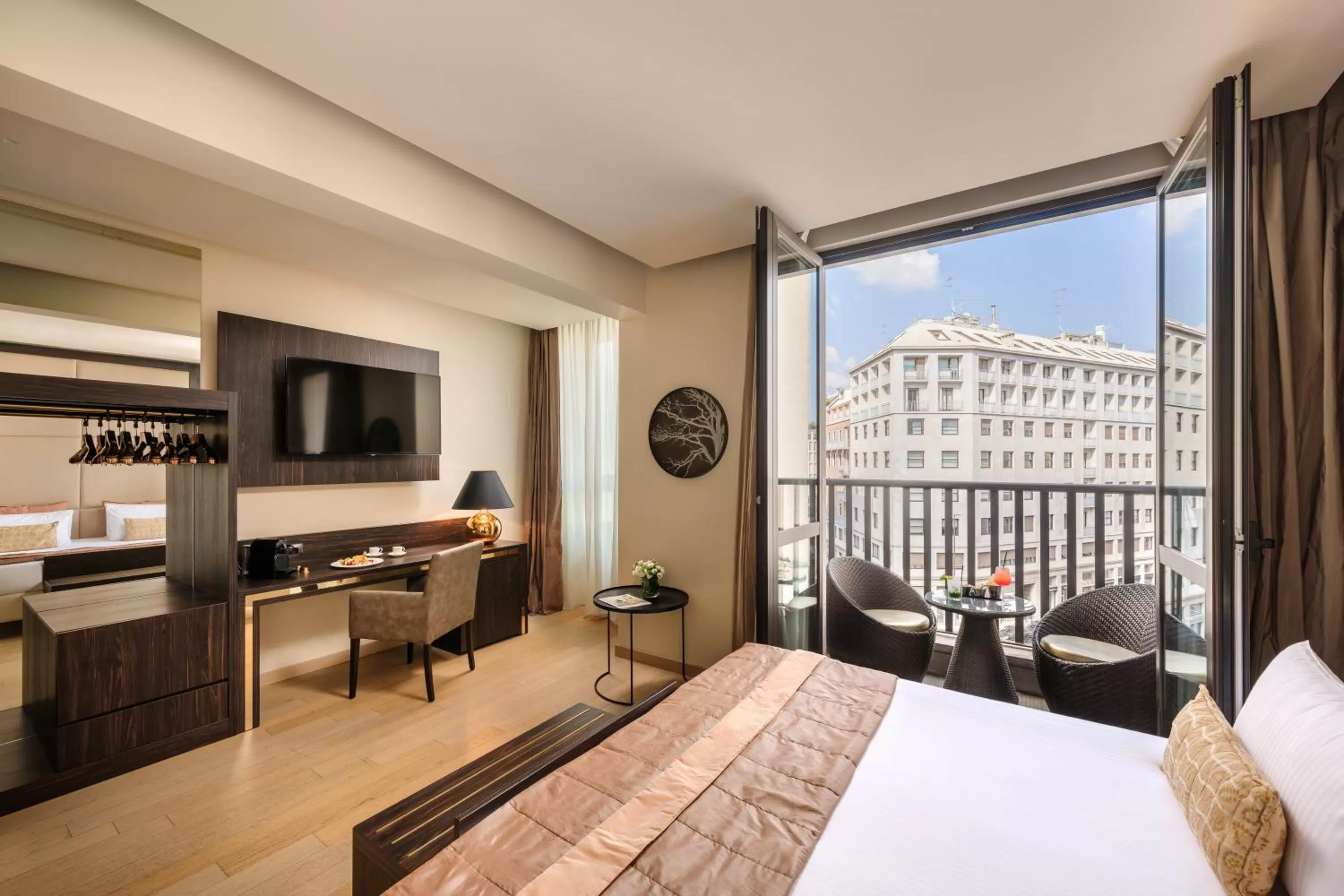 Deluxe Double Room with Balcony in Hotel The Square Milano Duomo - Preferred Hotels & Resorts