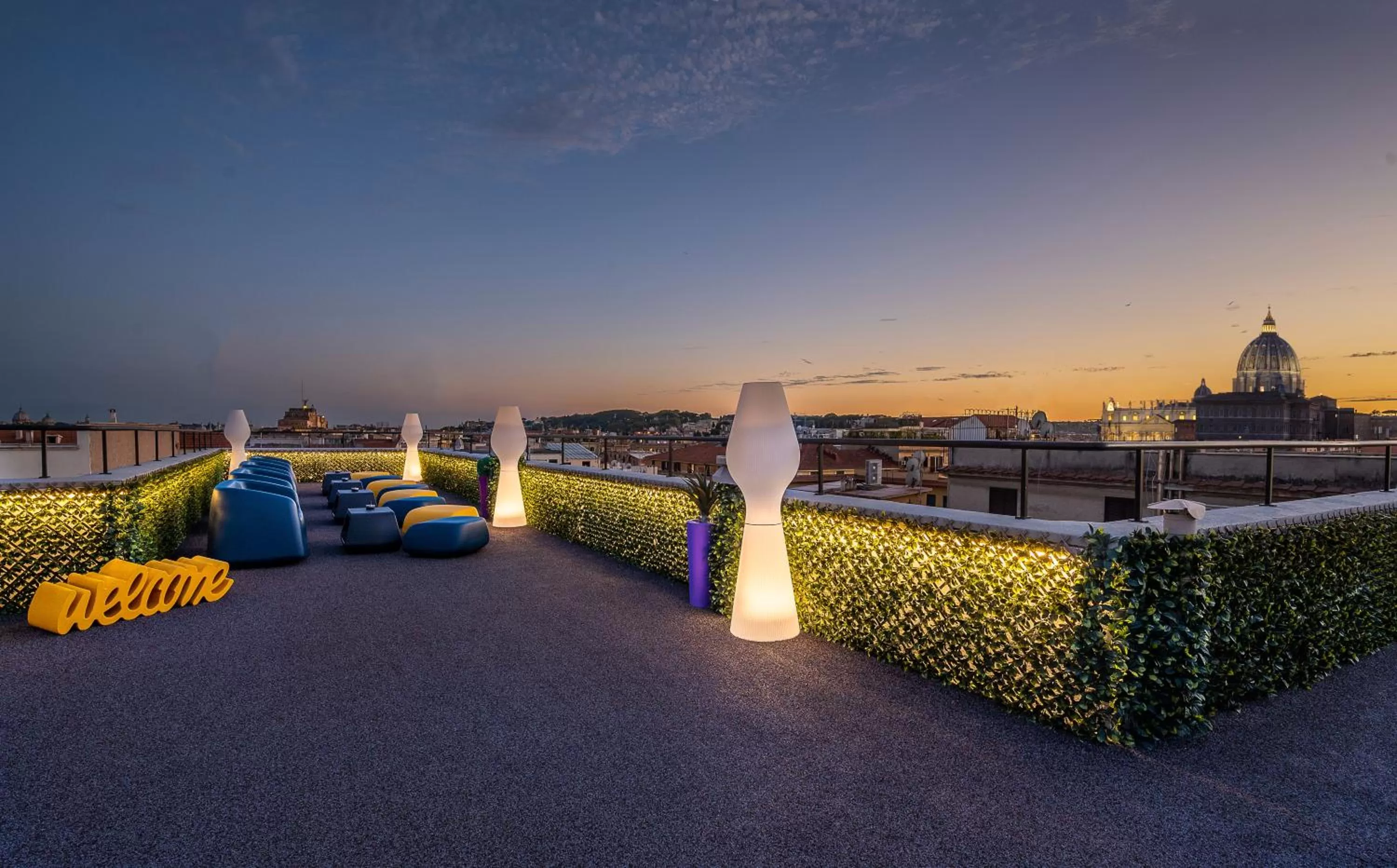 Balcony/Terrace in Hotel Relais Dei Papi