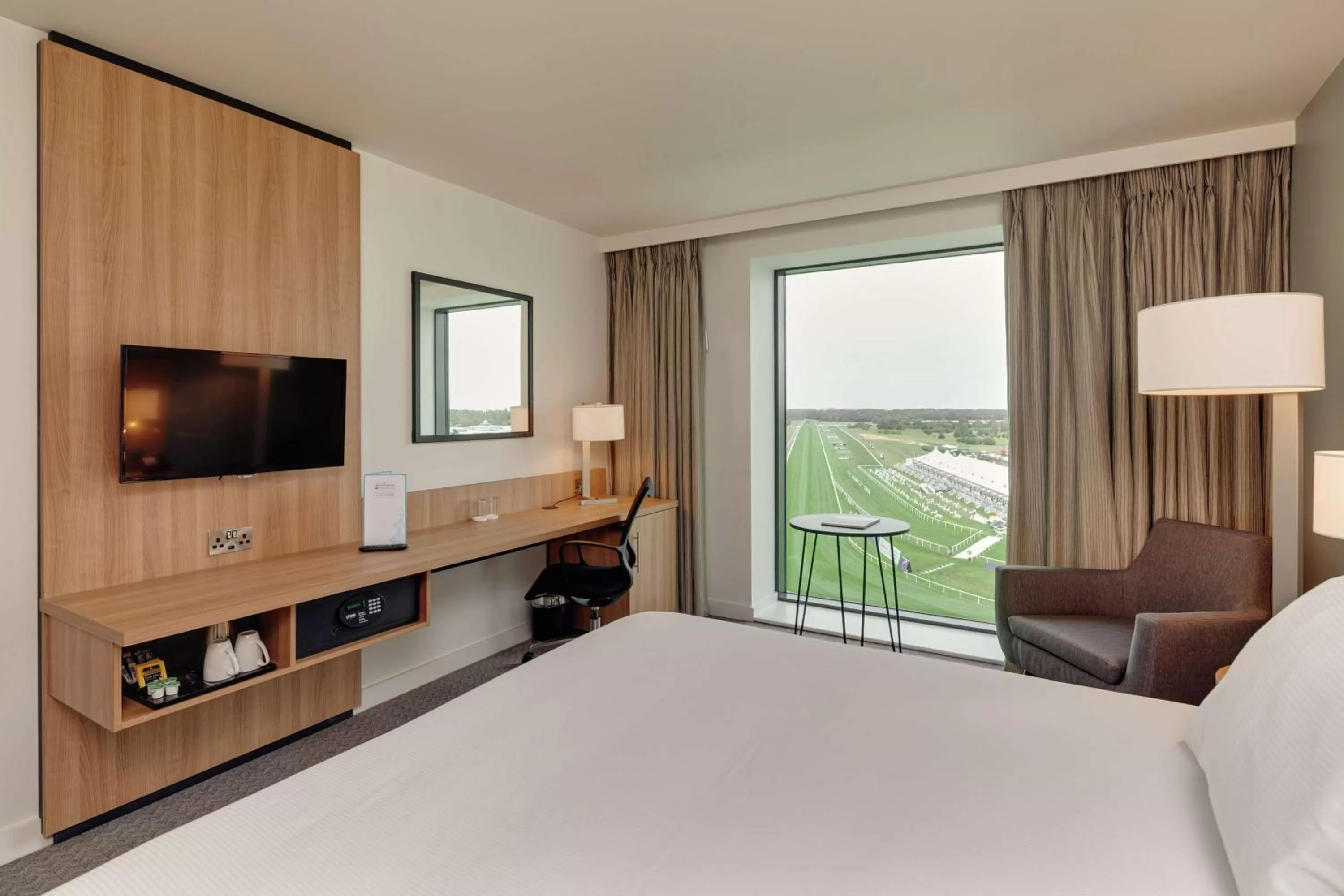Twin Room with View in Hilton Garden Inn Doncaster Racecourse