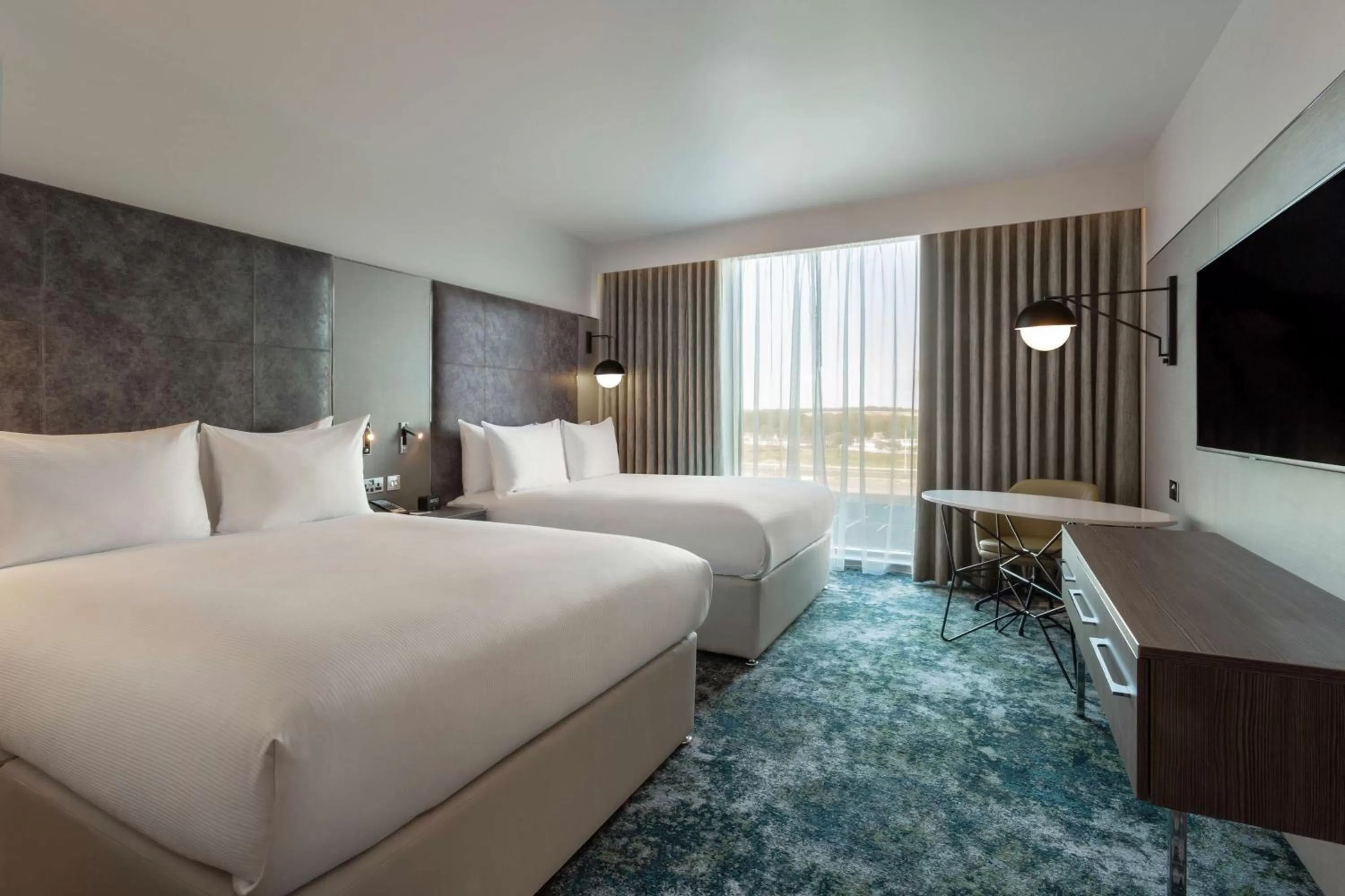 Queen Room with Two Queen Beds in Hilton Aberdeen TECA