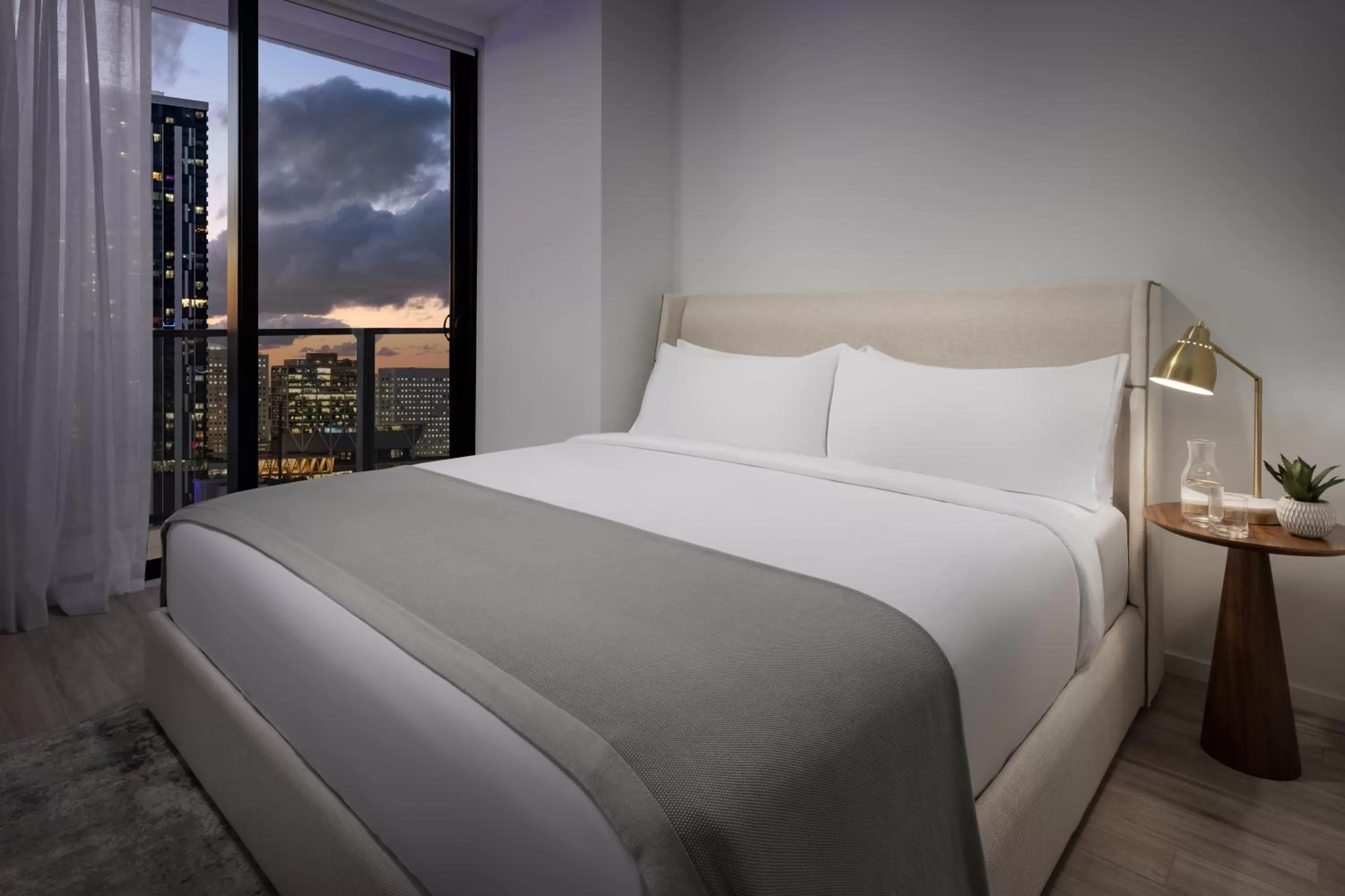 City View Three Bedroom Suite with King/Queen/Queen ADA in The Elser Hotel Miami - An All-Suite Hotel