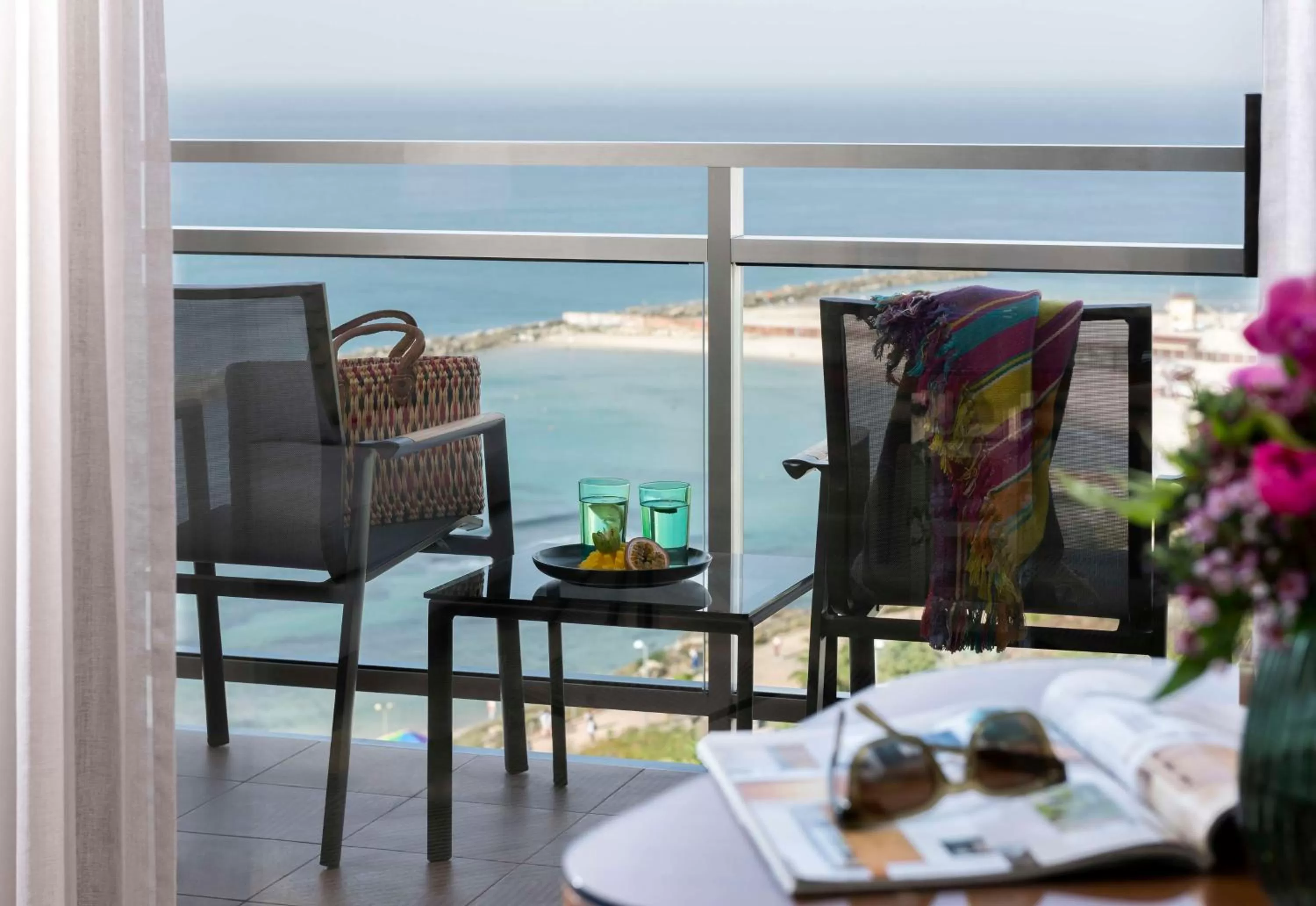 Executive Plaza King Suite with Sea View in Hilton Tel Aviv Hotel
