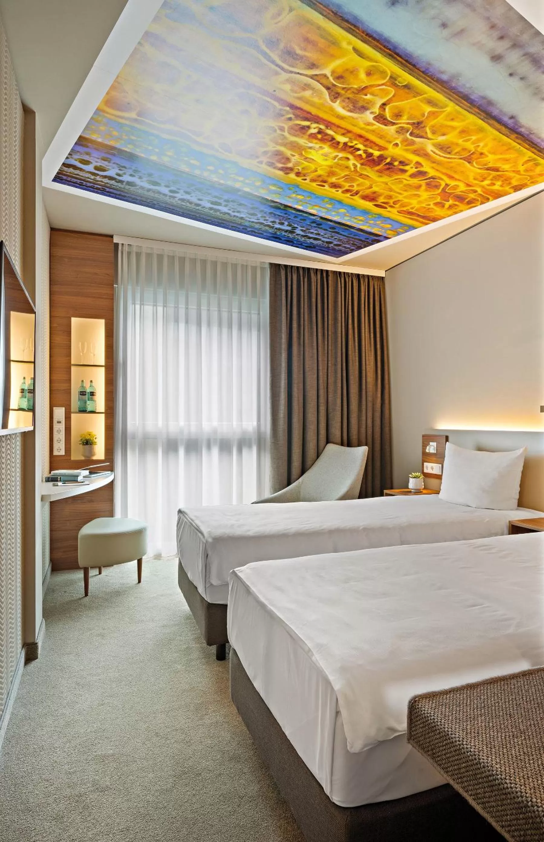 King Room with Two Single Beds in Styles Hotel Monheim