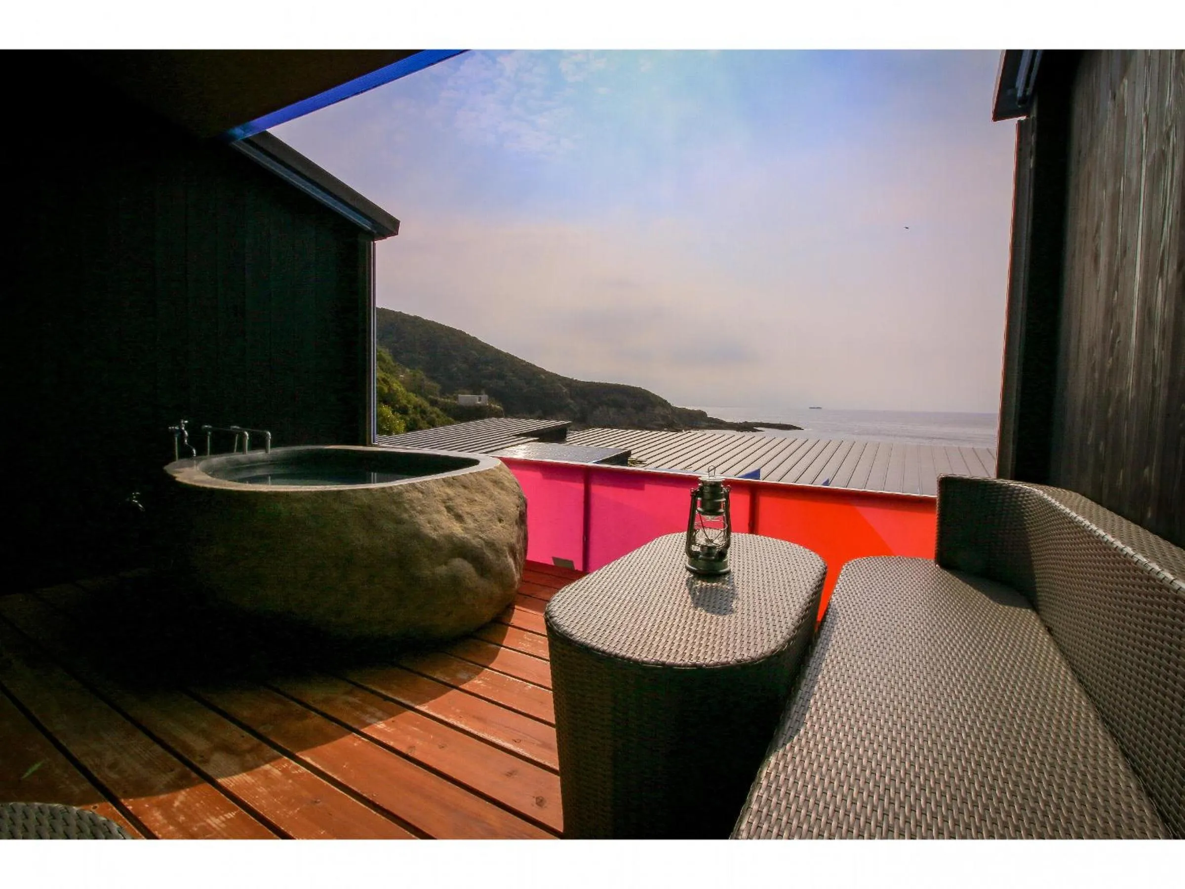 Japanese-Style Standard Room with Open-Air Bath and Sea View - Upper Floor in XYZ Private Spa and Seaside Resort