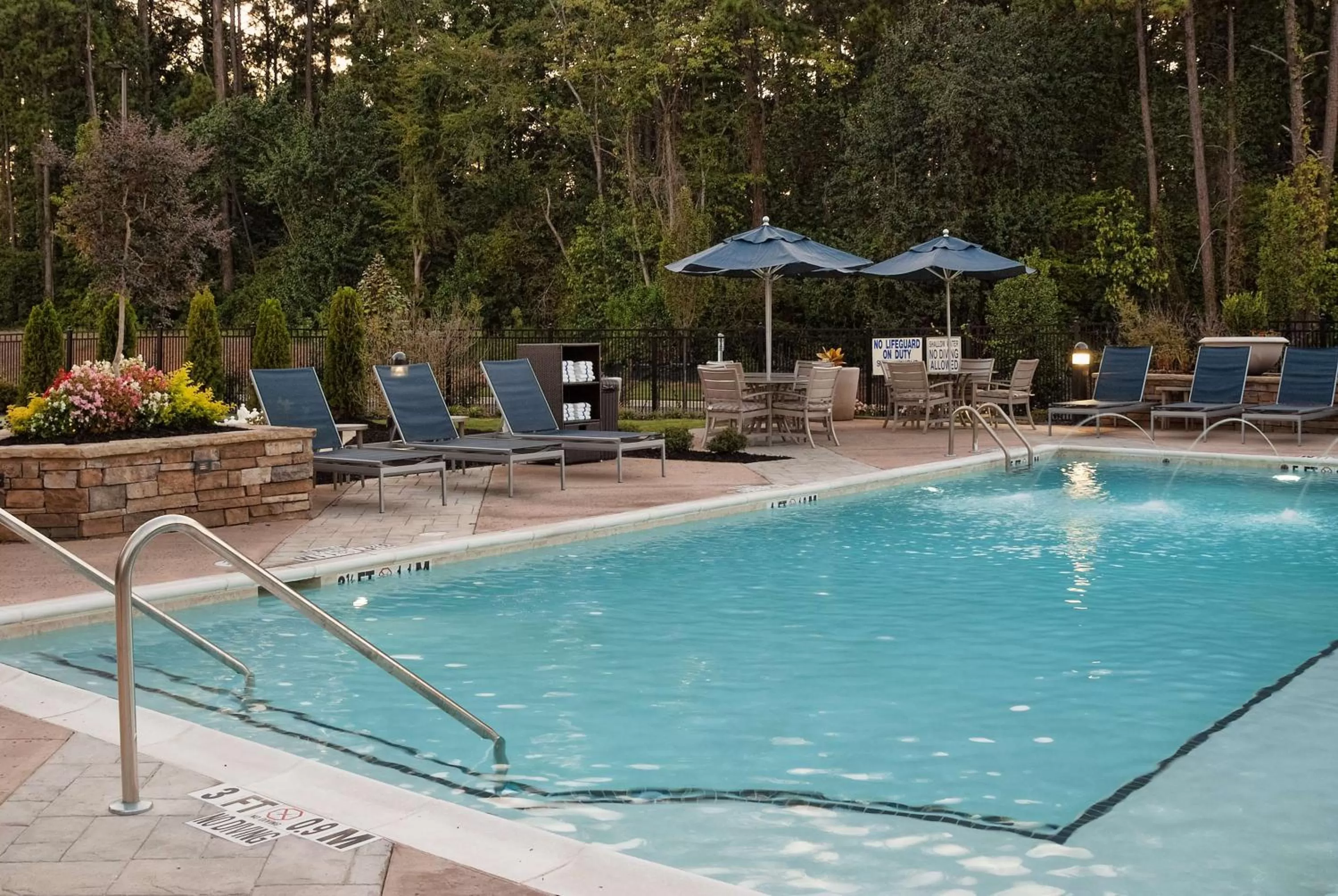 Pool view in Hampton Inn & Suites by Hilton Augusta-Washington Rd