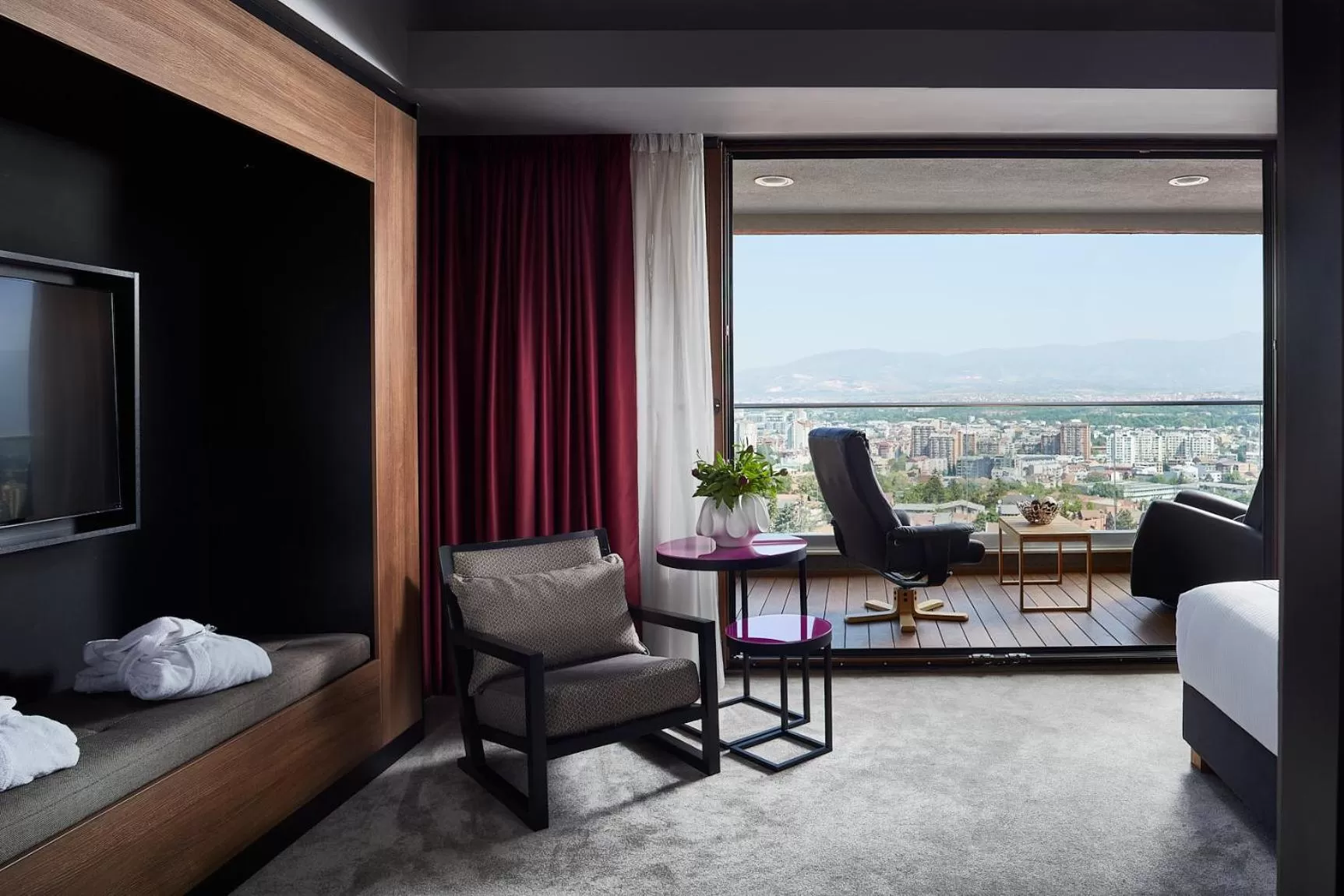 Senior Suite with City View - single occupancy in Panoramika Design Hotel