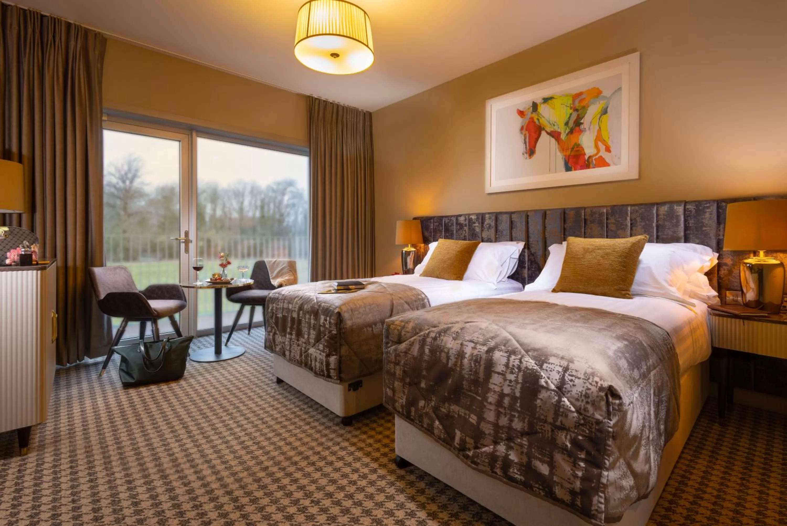 Standard Twin Room in The Club Hotel at Goffs