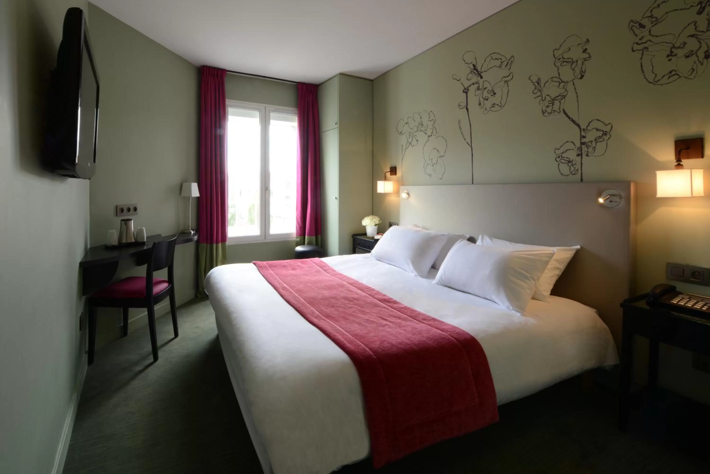 Double Room with Garden View in Hôtel Orchidée