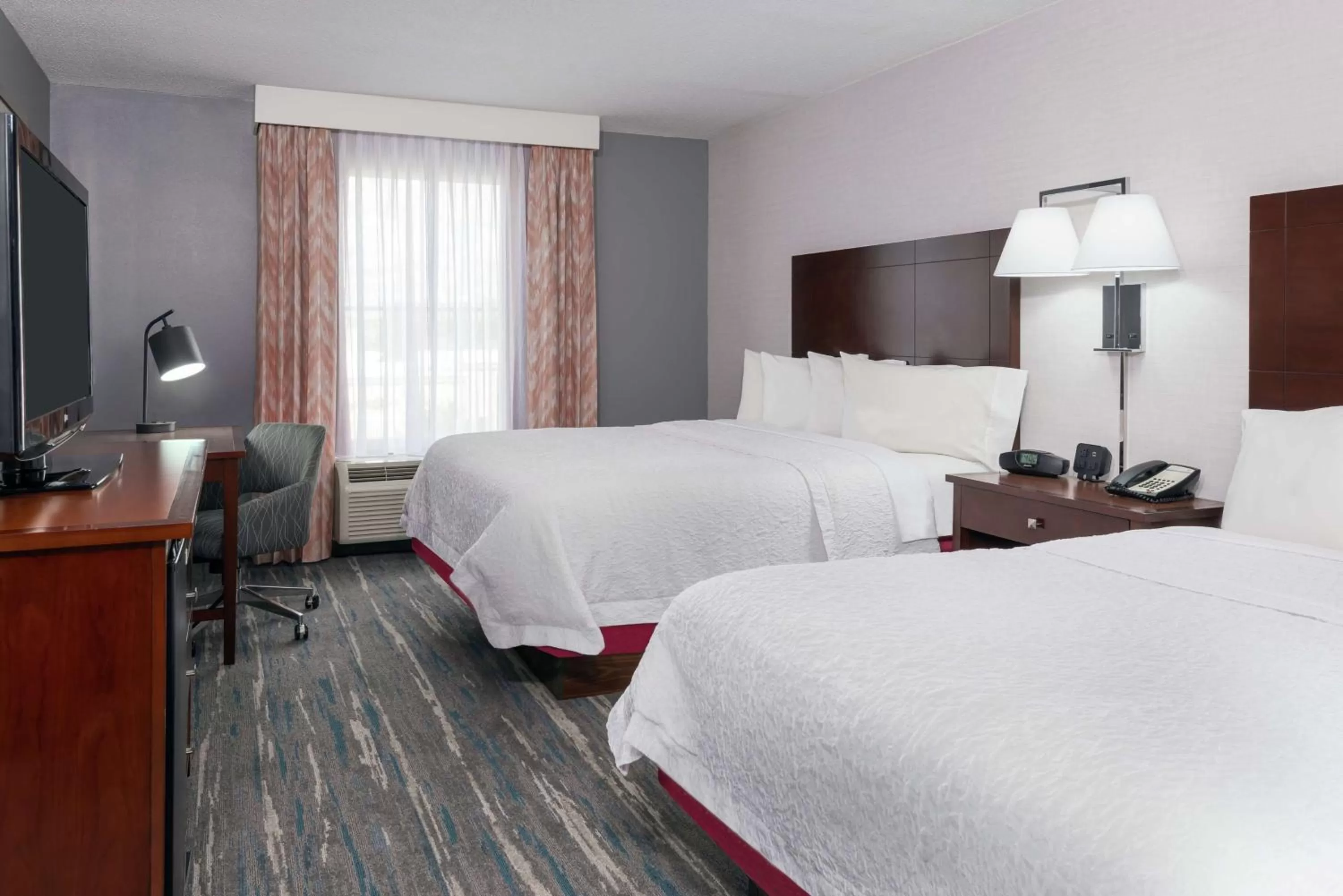 Room with Two Queen Beds - Non-Smoking in Hampton Inn & Suites Orlando Airport at Gateway Village