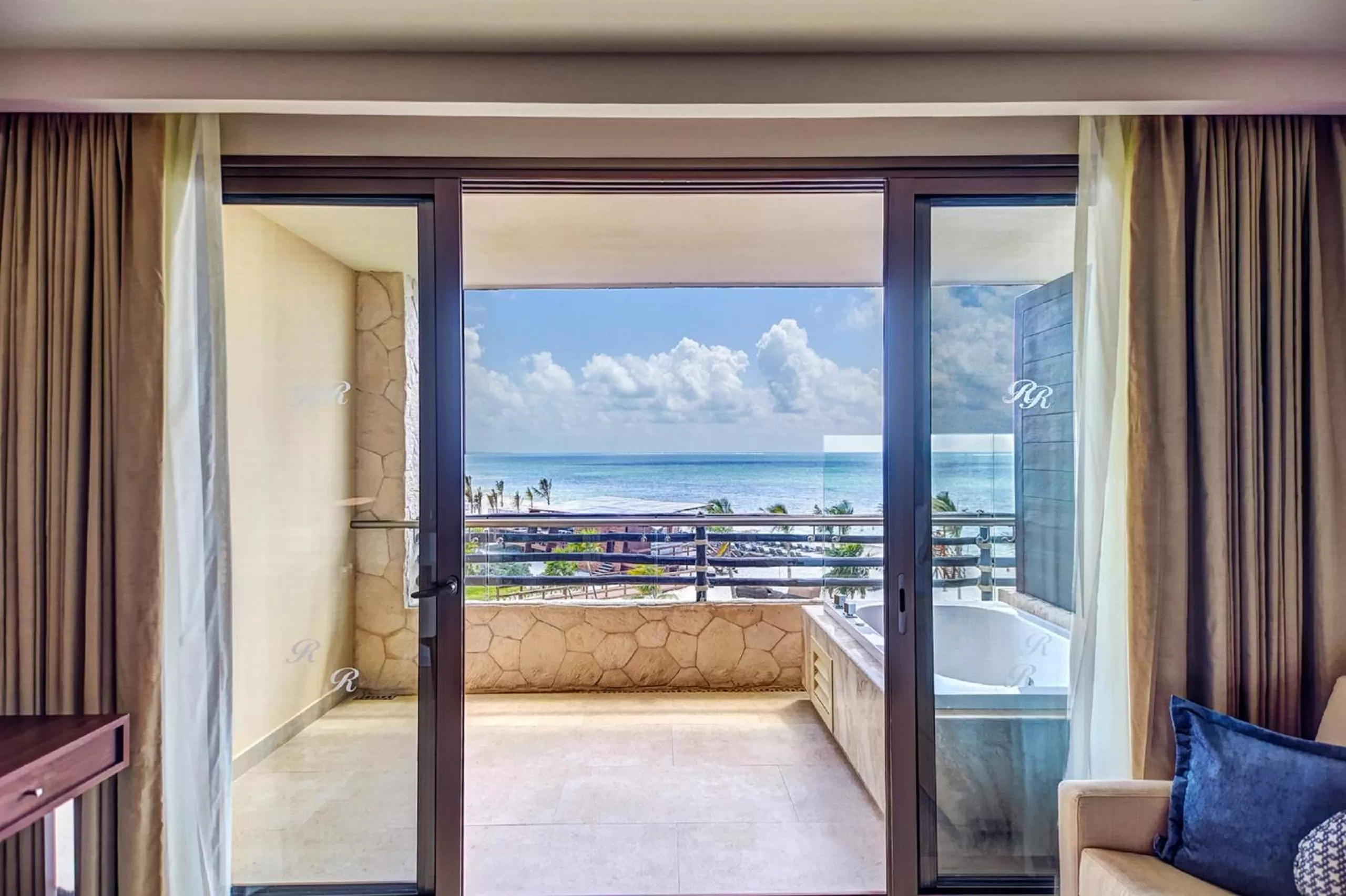 Luxury Suite Ocean View With Terrace Jacuzzi - single occupancy in Royalton Riviera Cancun, An Autograph Collection All-Inclusive Resort & Casino