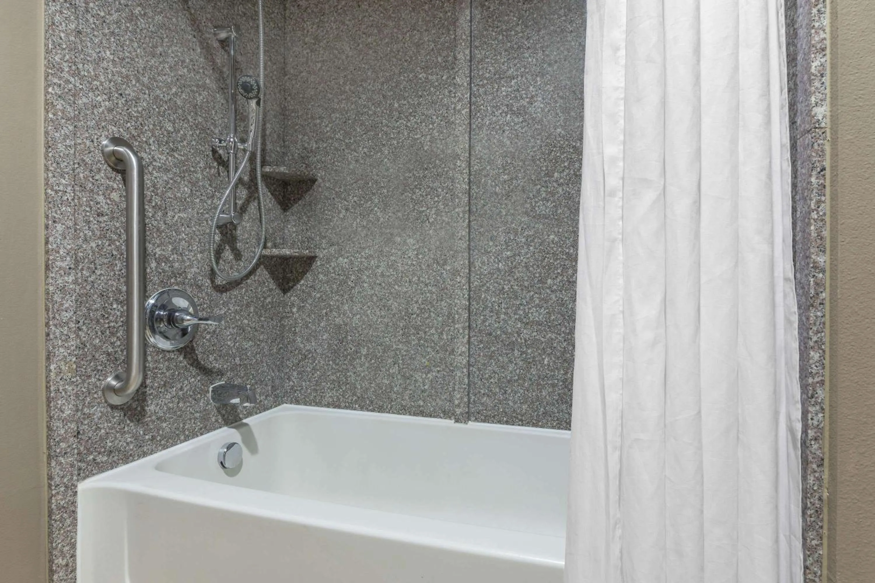 Queen Room with Two Queen Beds and Bath Tub - Mobility/Hearing Accessible - Non-Smoking in Days Inn by Wyndham Dilley