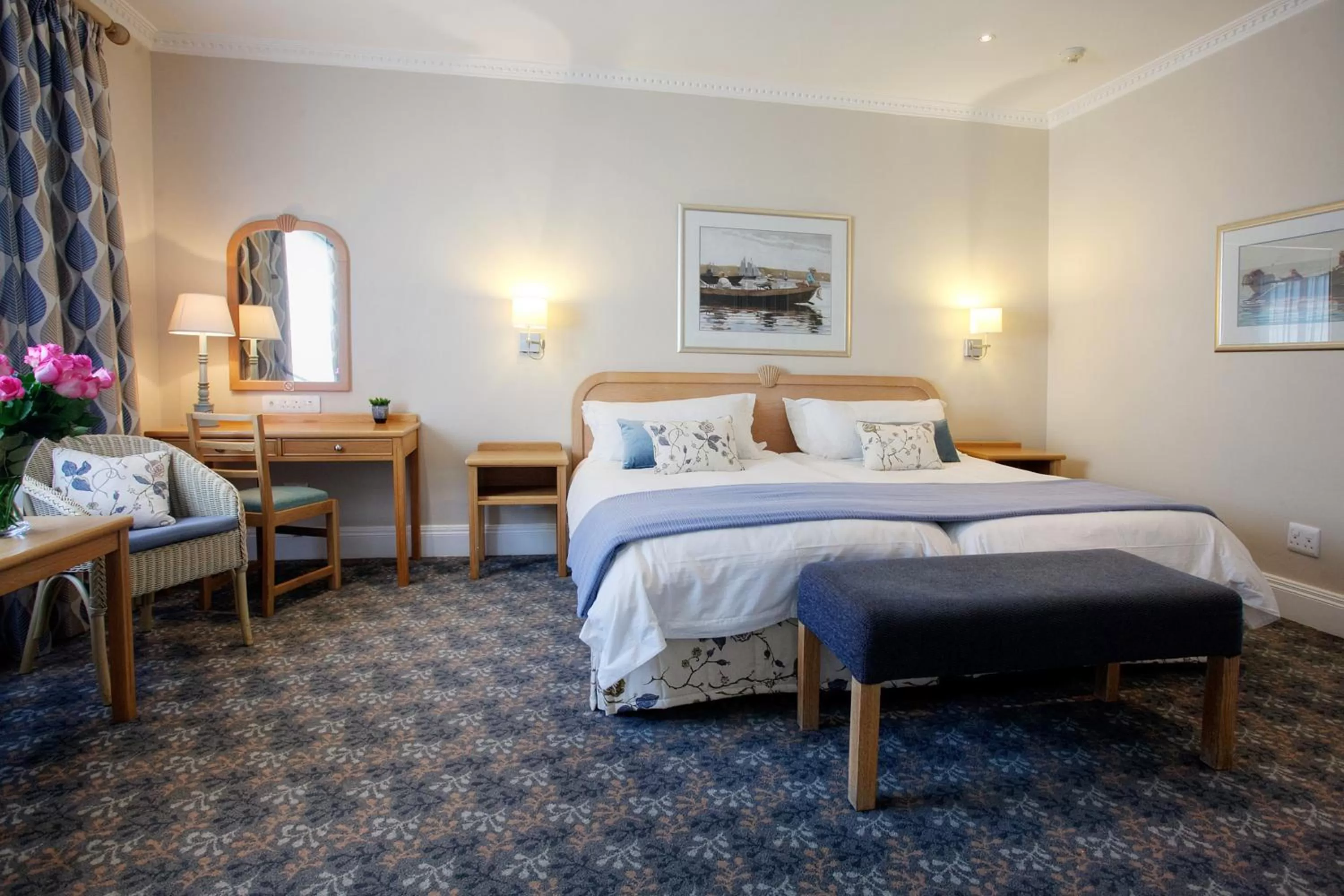 Twin Room with Partial Sea View - single occupancy in The Beach Hotel