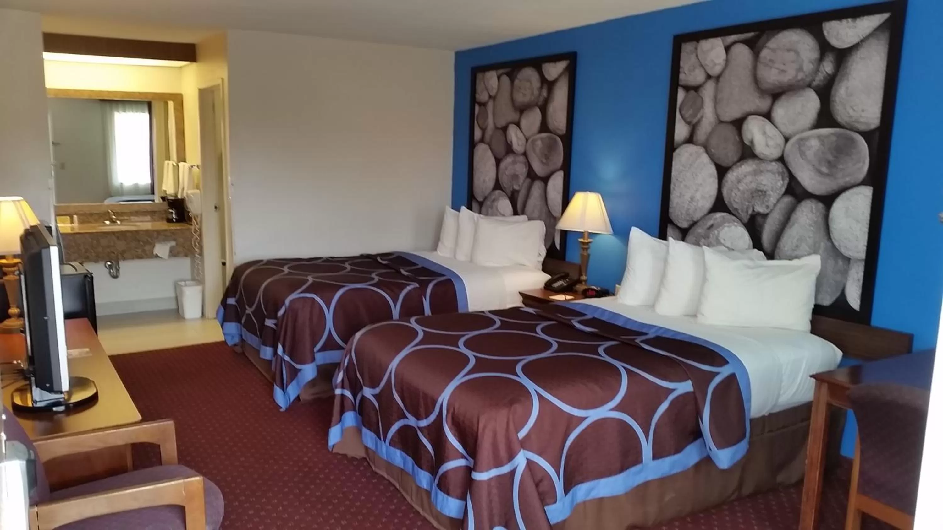 Double Room with Two Double Beds - Non-Smoking in Super 8 by Wyndham McGehee