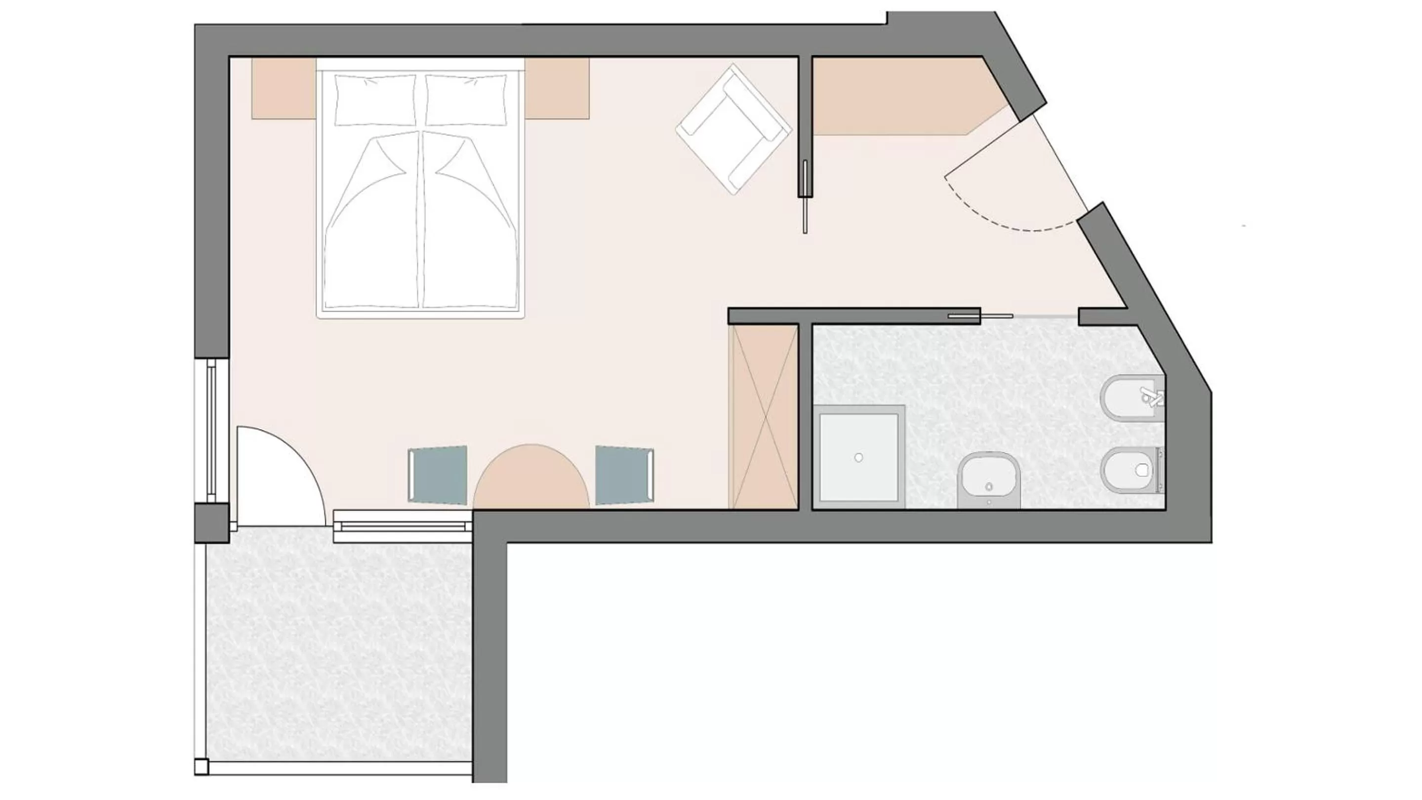 Double or Twin Room in Flora Hotel & Suites