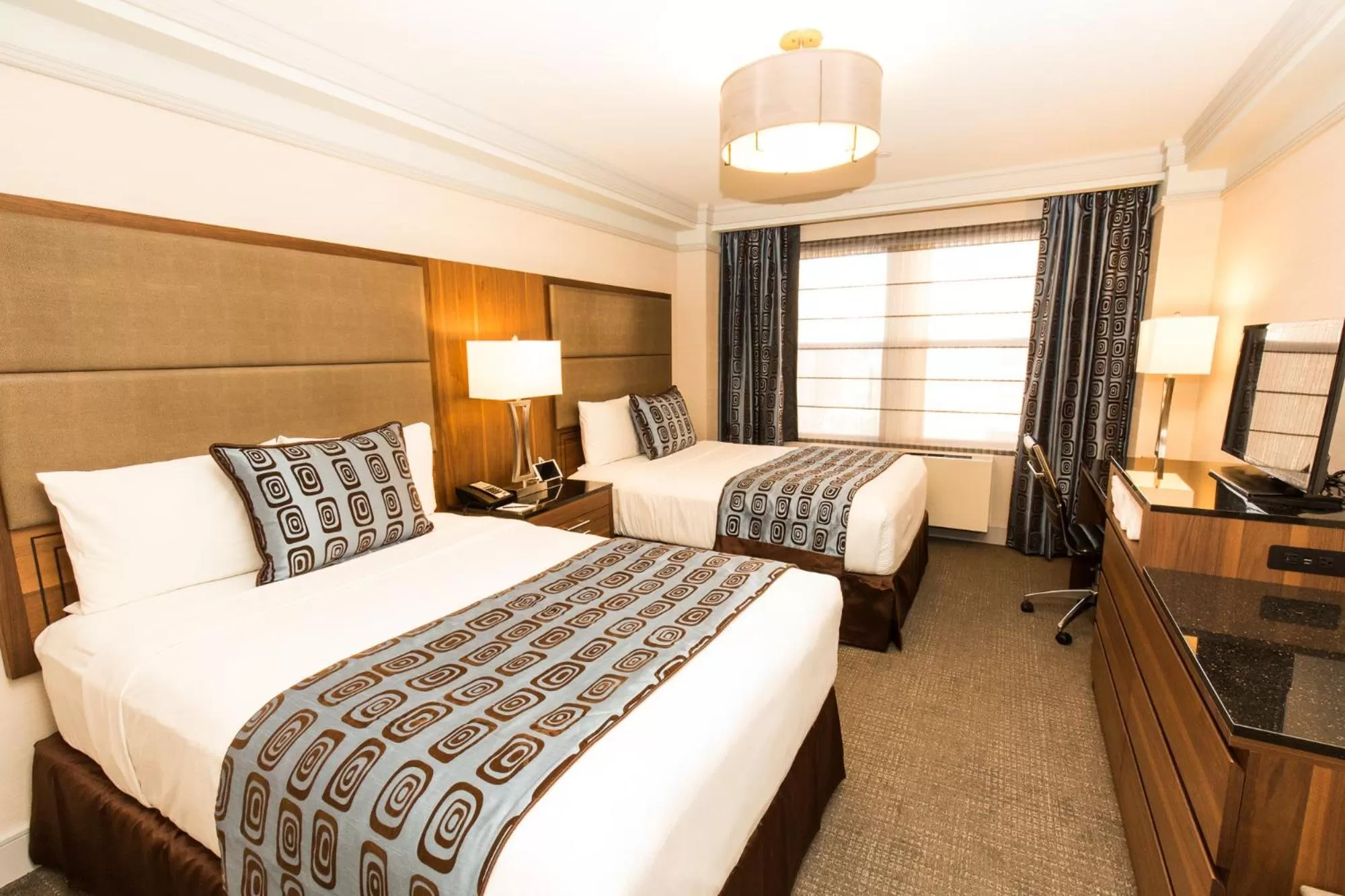 Superior Double Room with Two Double Beds in The Belvedere Hotel