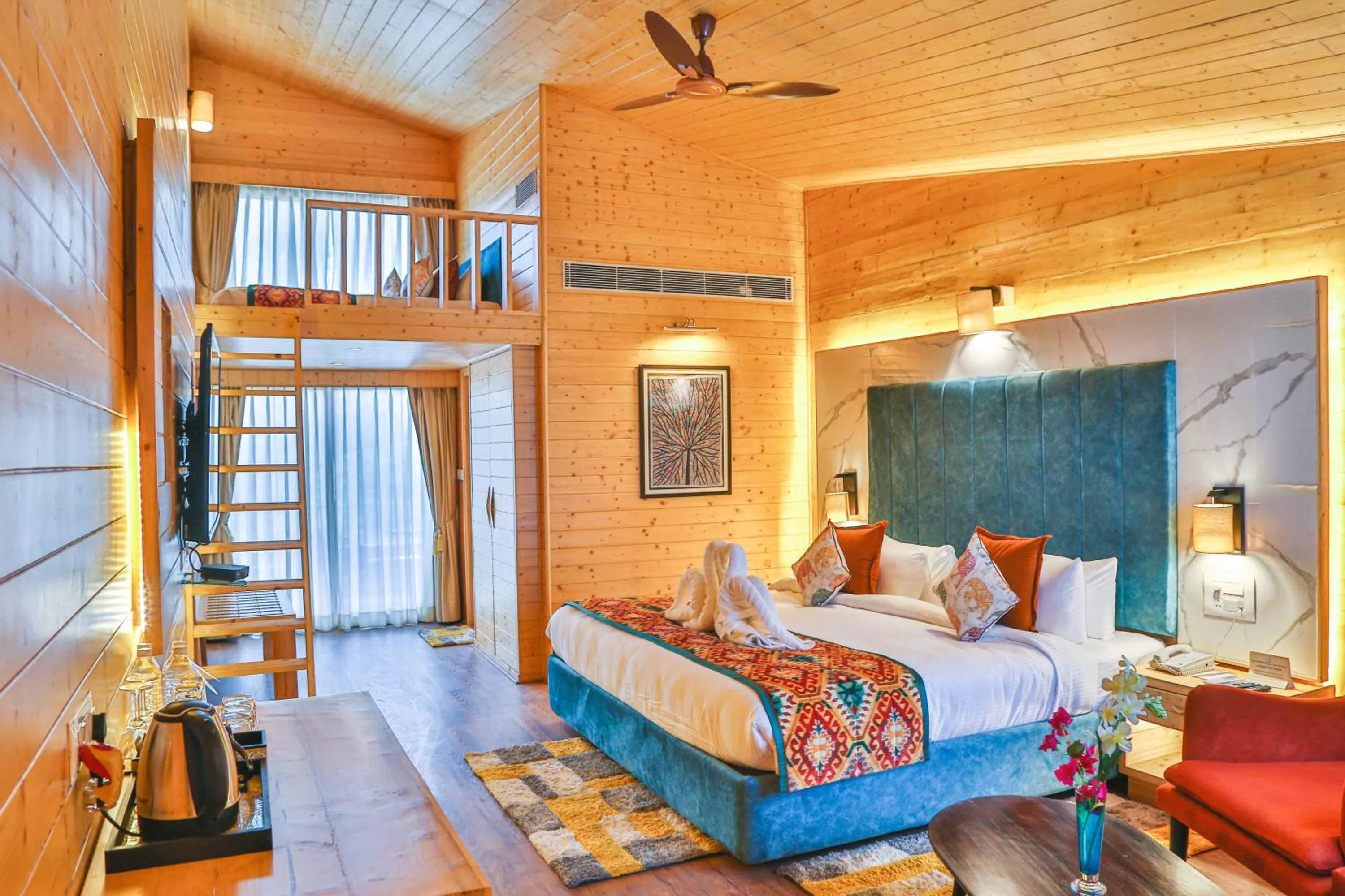 Sajjan chalet with private pool  in Bamboo Saa Resort & Spa - Udaipur