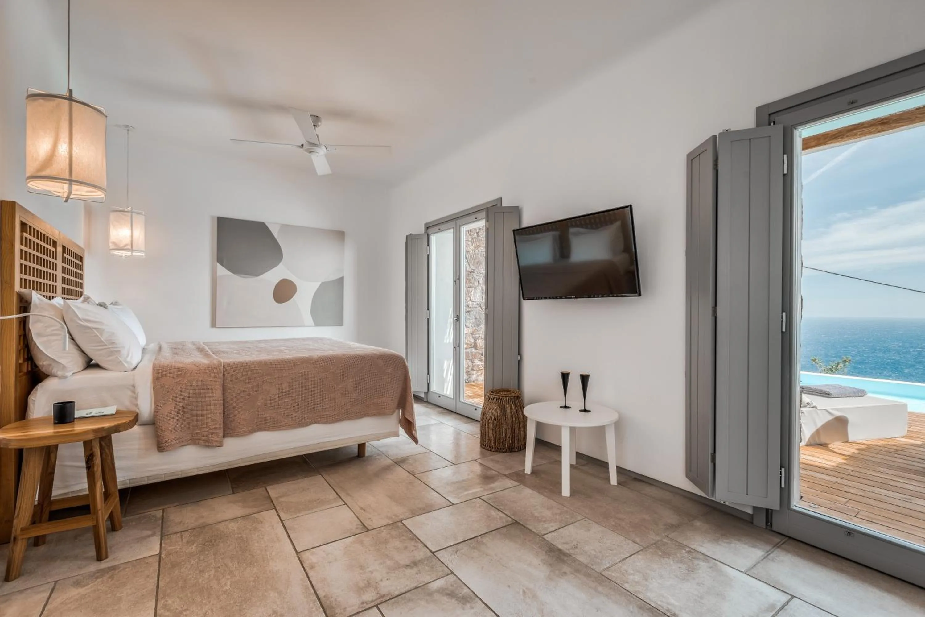 Alissachni Golden Suite with Private Pool & Sea View in Alissachni Mykonos