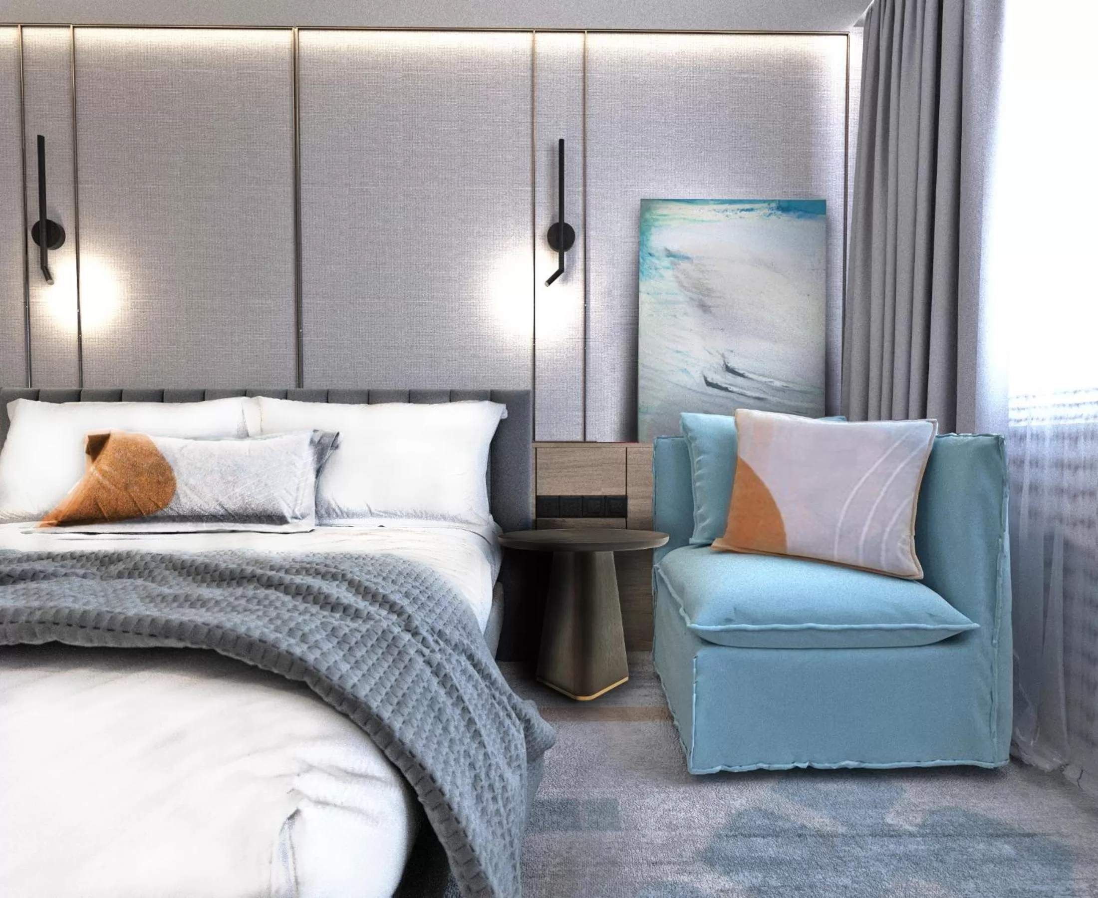 Standard King Room with Sofa Bed in Crowne Plaza Sofia by IHG