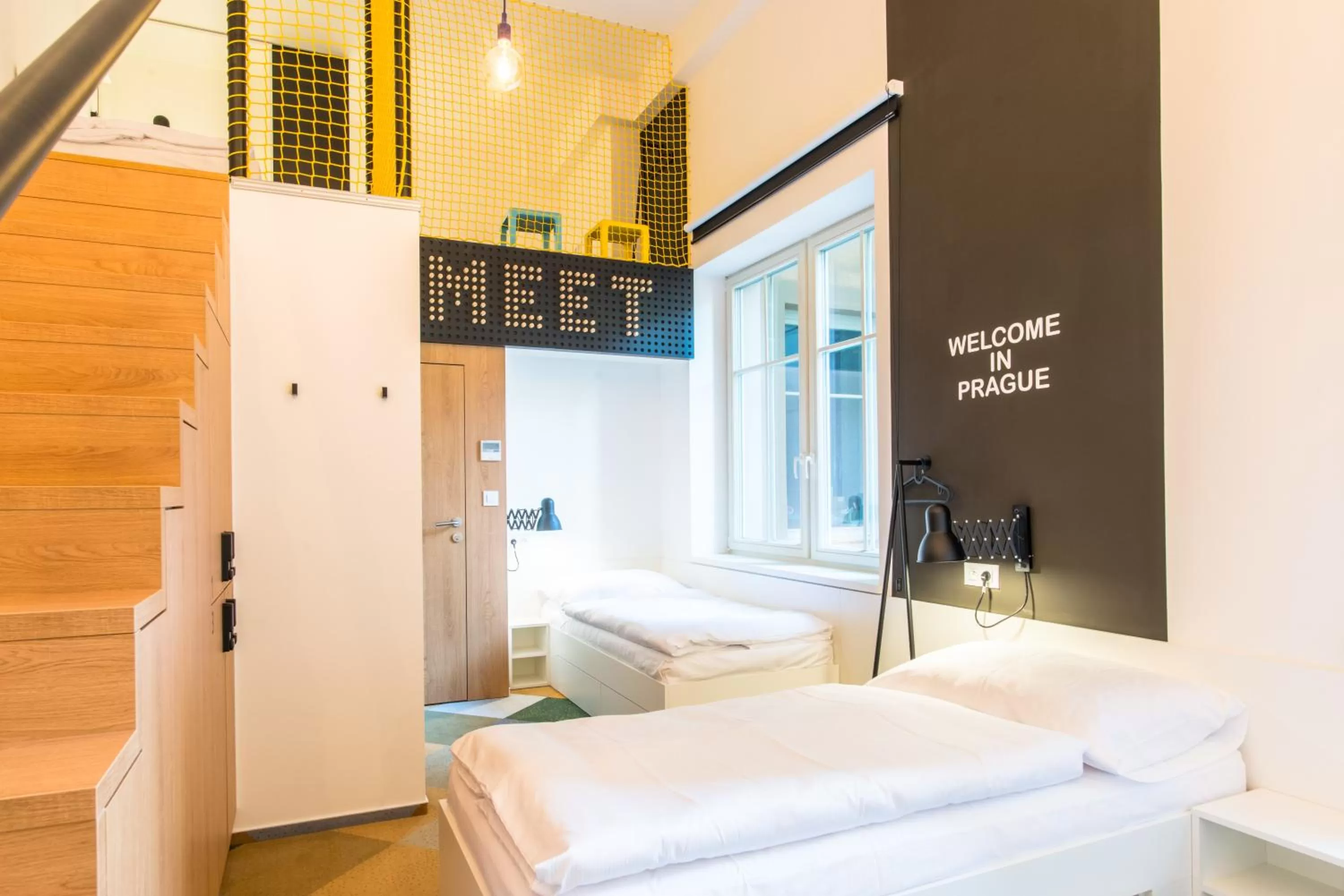 Bed in Female Dormitory Room in MeetMe23