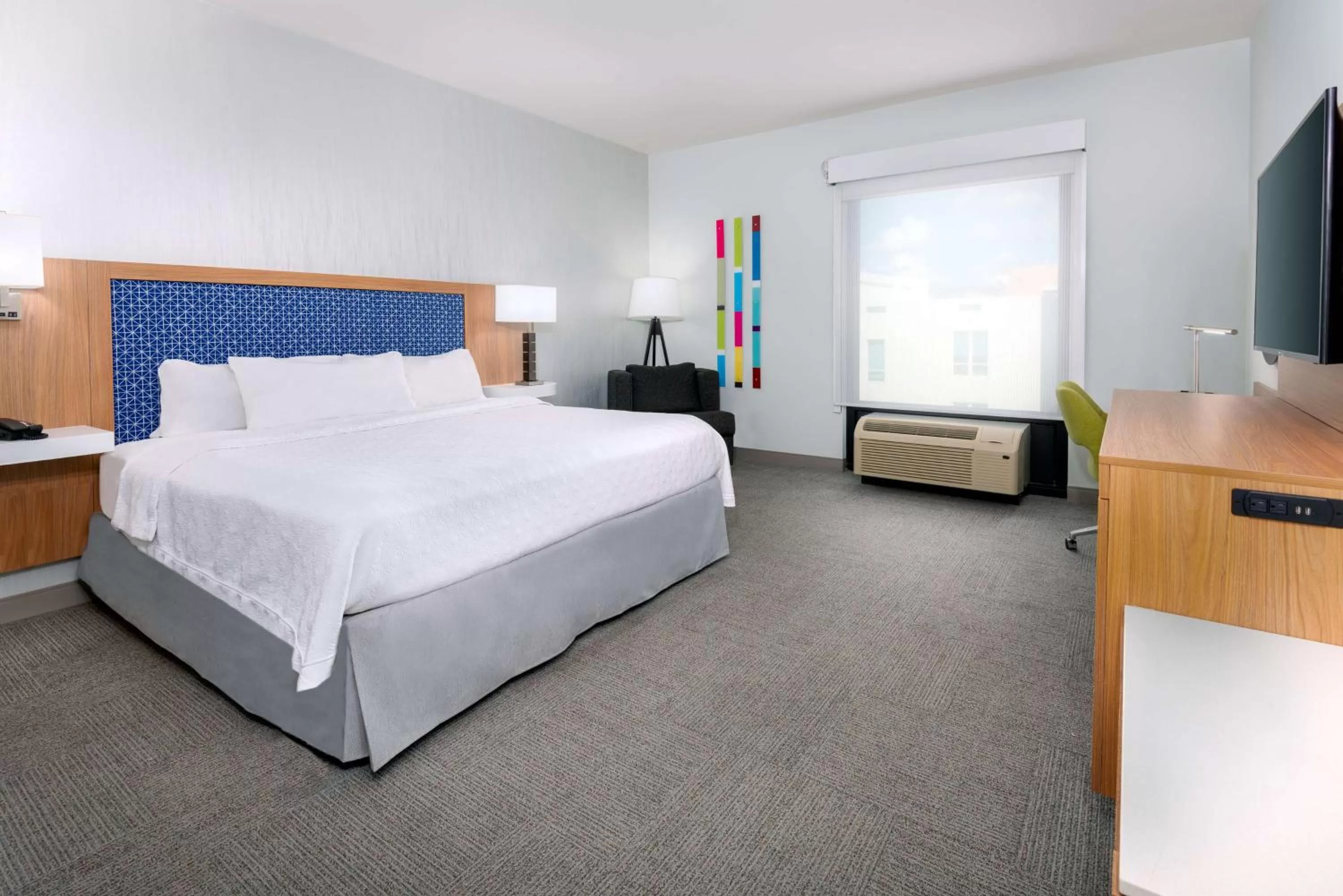 King Room with Roll-In Shower - Mobility and Hearing Access/Non-Smoking in Hampton Inn Tampa Downtown Channel District