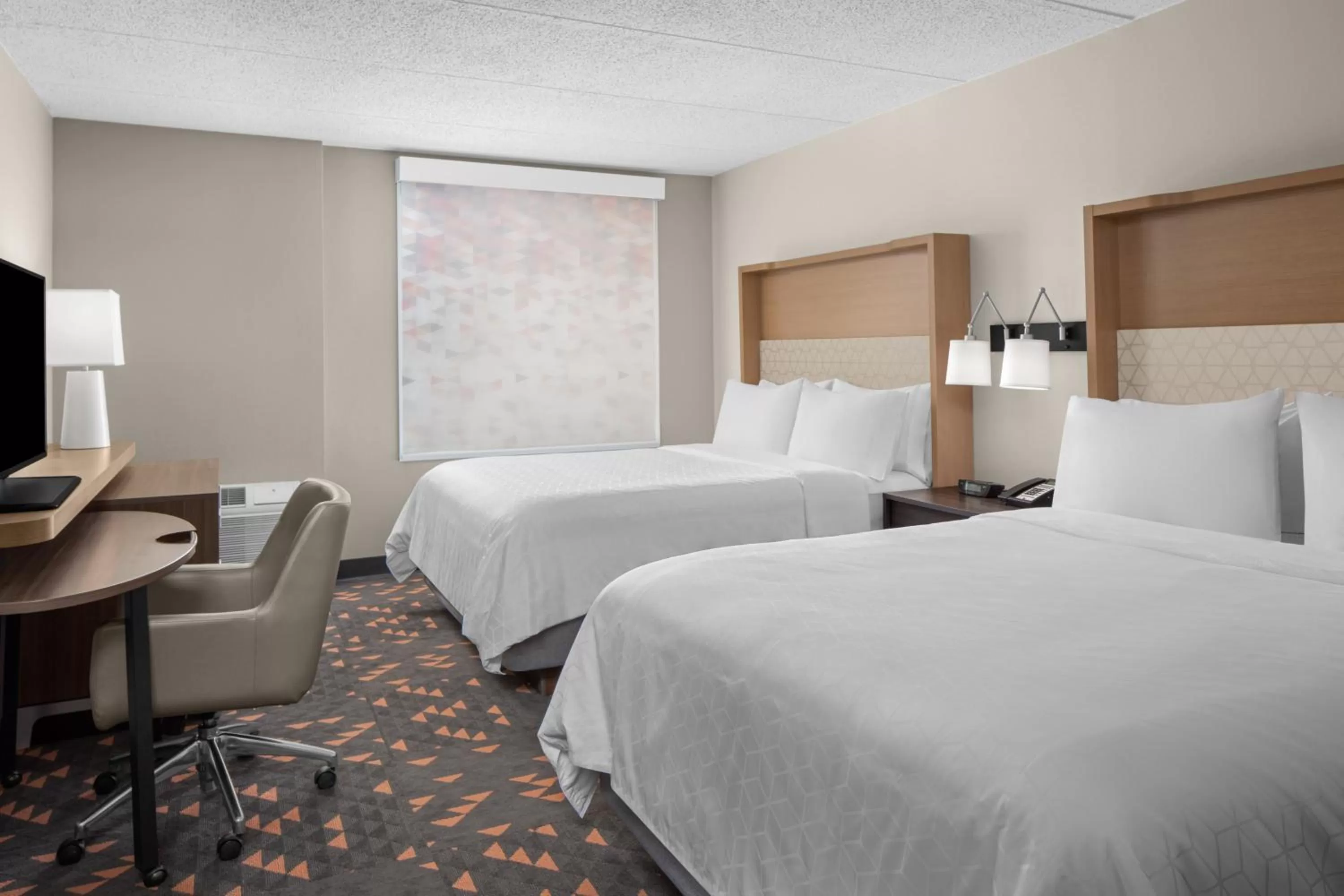 Queen Room with Two Queen Beds - Communication Accessible in Holiday Inn Hasbrouck Heights-Meadowlands by IHG