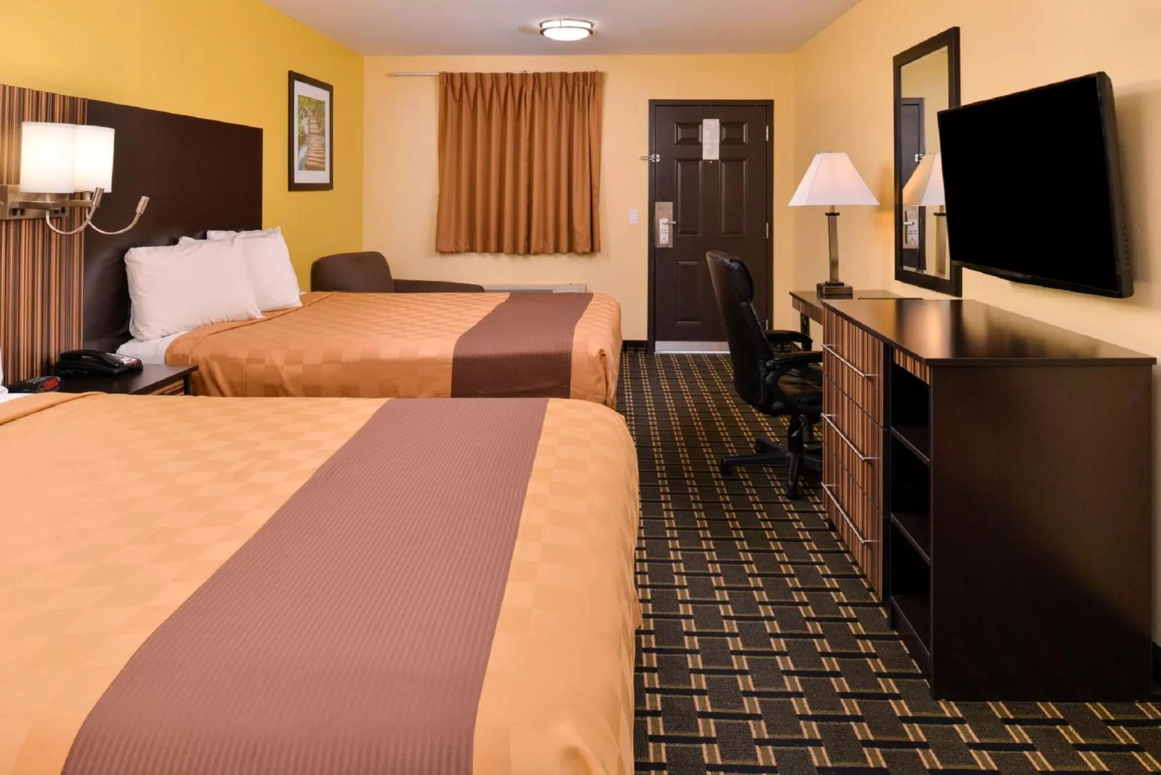 Kitchenette with 2 Queen Beds - Smoking in Americas Best Value Inn Ponca City