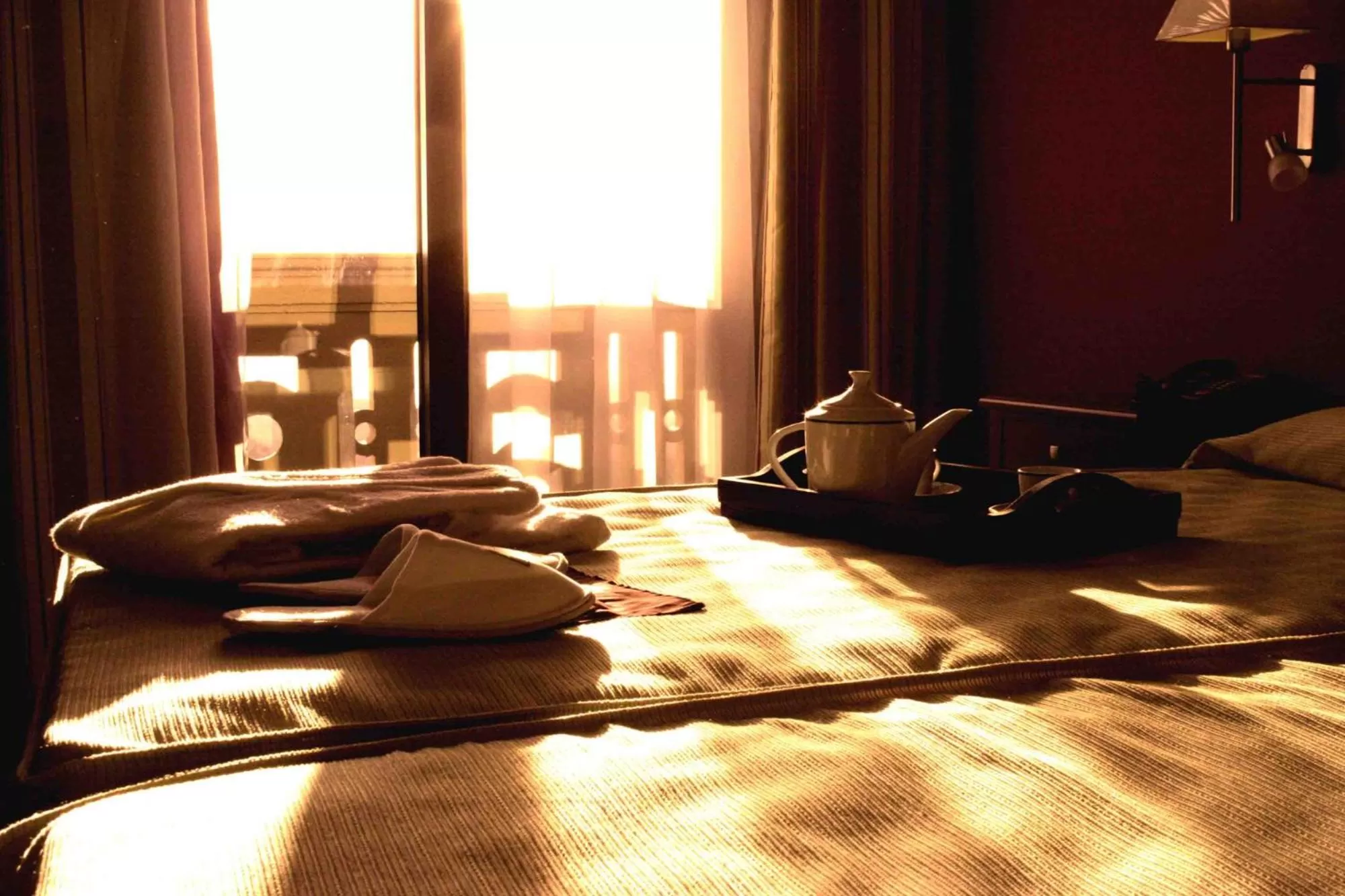 Twin Room with Balcony in Hotel Campos de Baeza