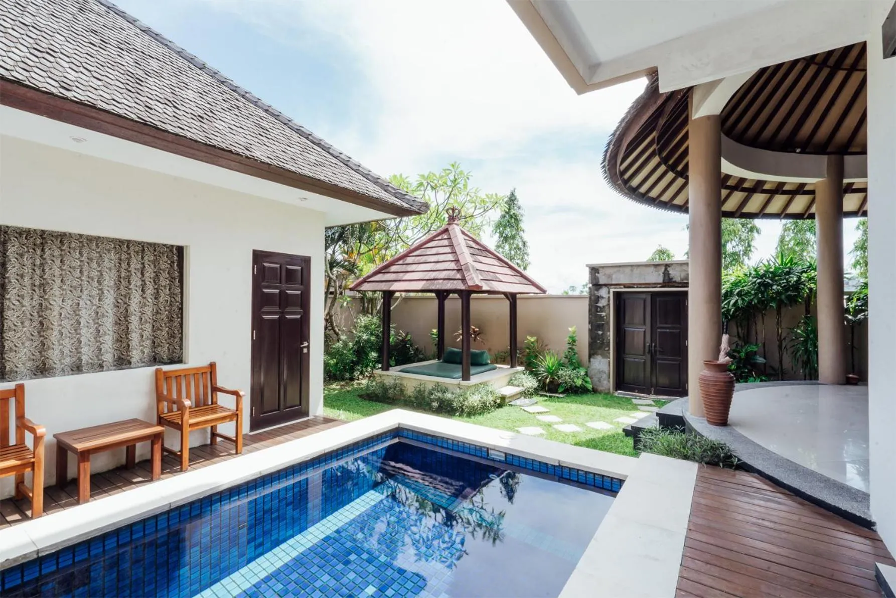 Three-Bedroom Villa with Private Pool in The Bidadari Villas and Spa Umalas - Seminyak