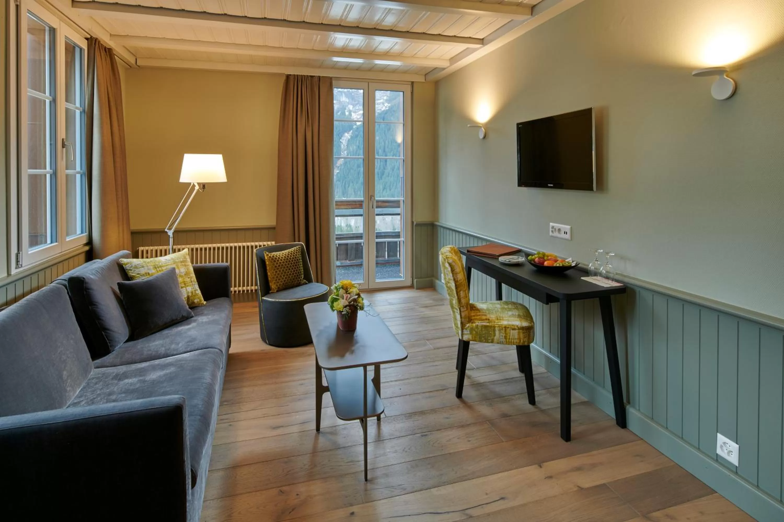 Junior Suite Eiger View in Hotel Spinne Grindelwald