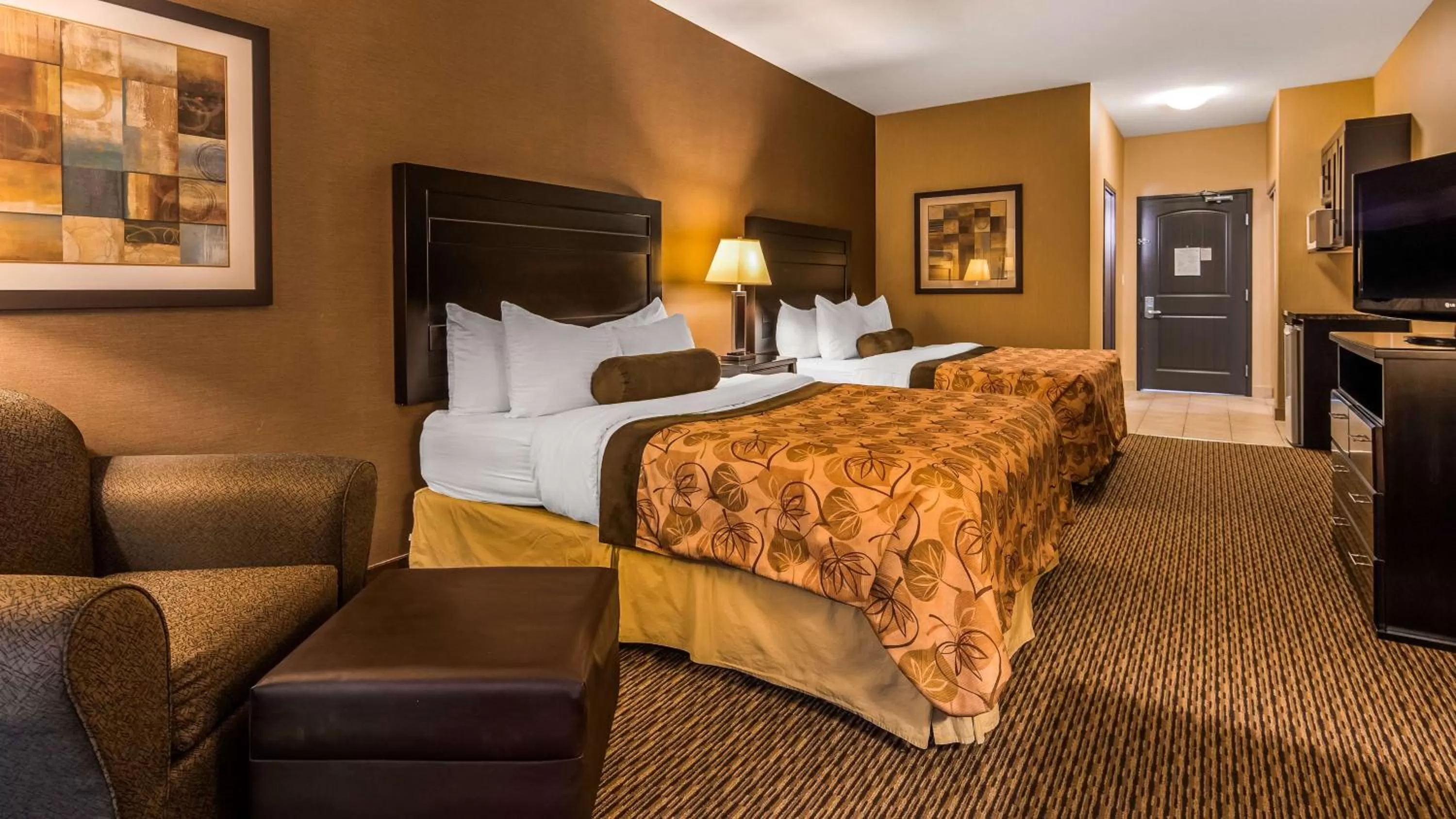 Queen Room with Two Queen Beds and Sofa Bed - Non-Smoking in Best Western Estevan Inn & Suites
