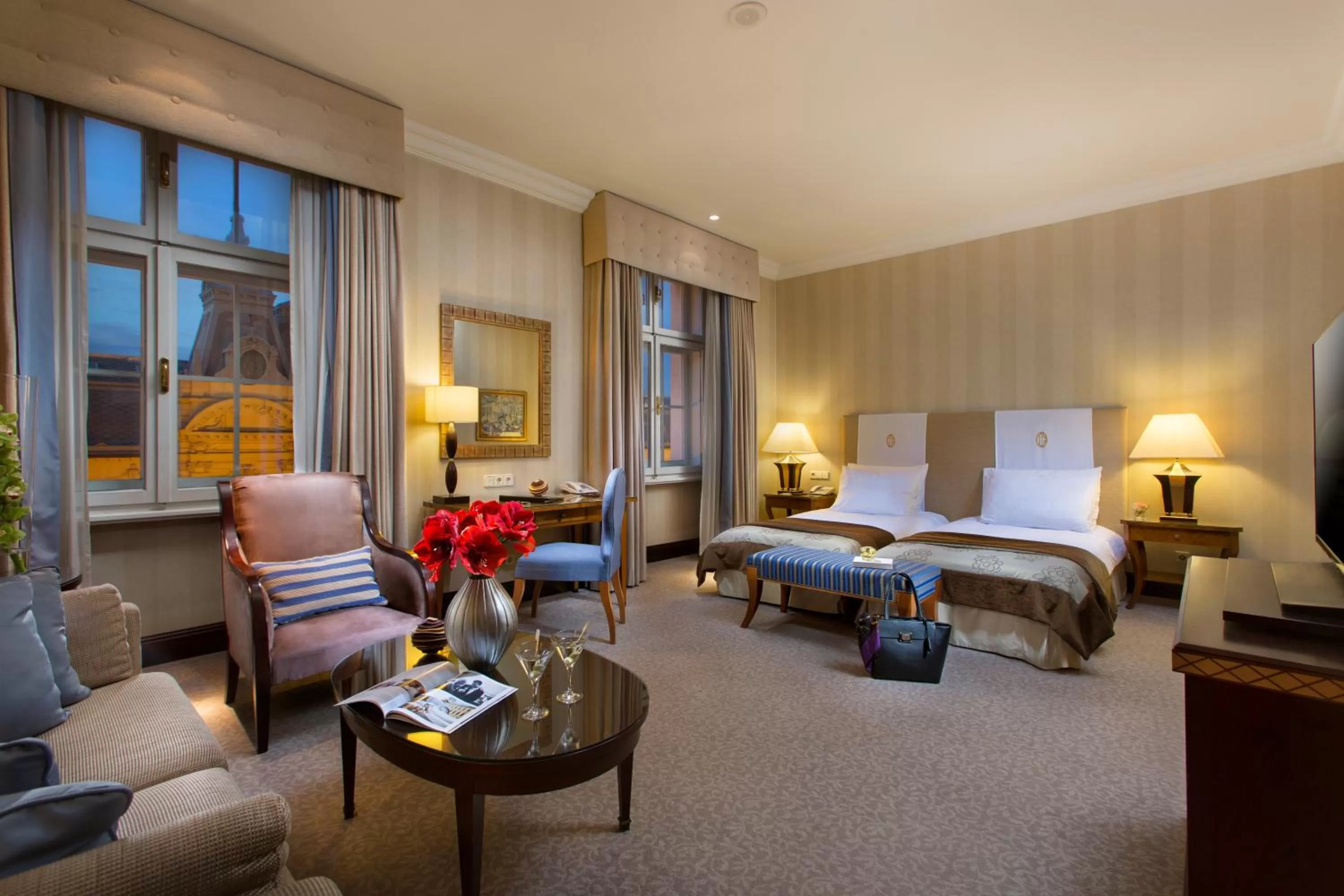 Deluxe Twin Room in Esplanade Zagreb Hotel