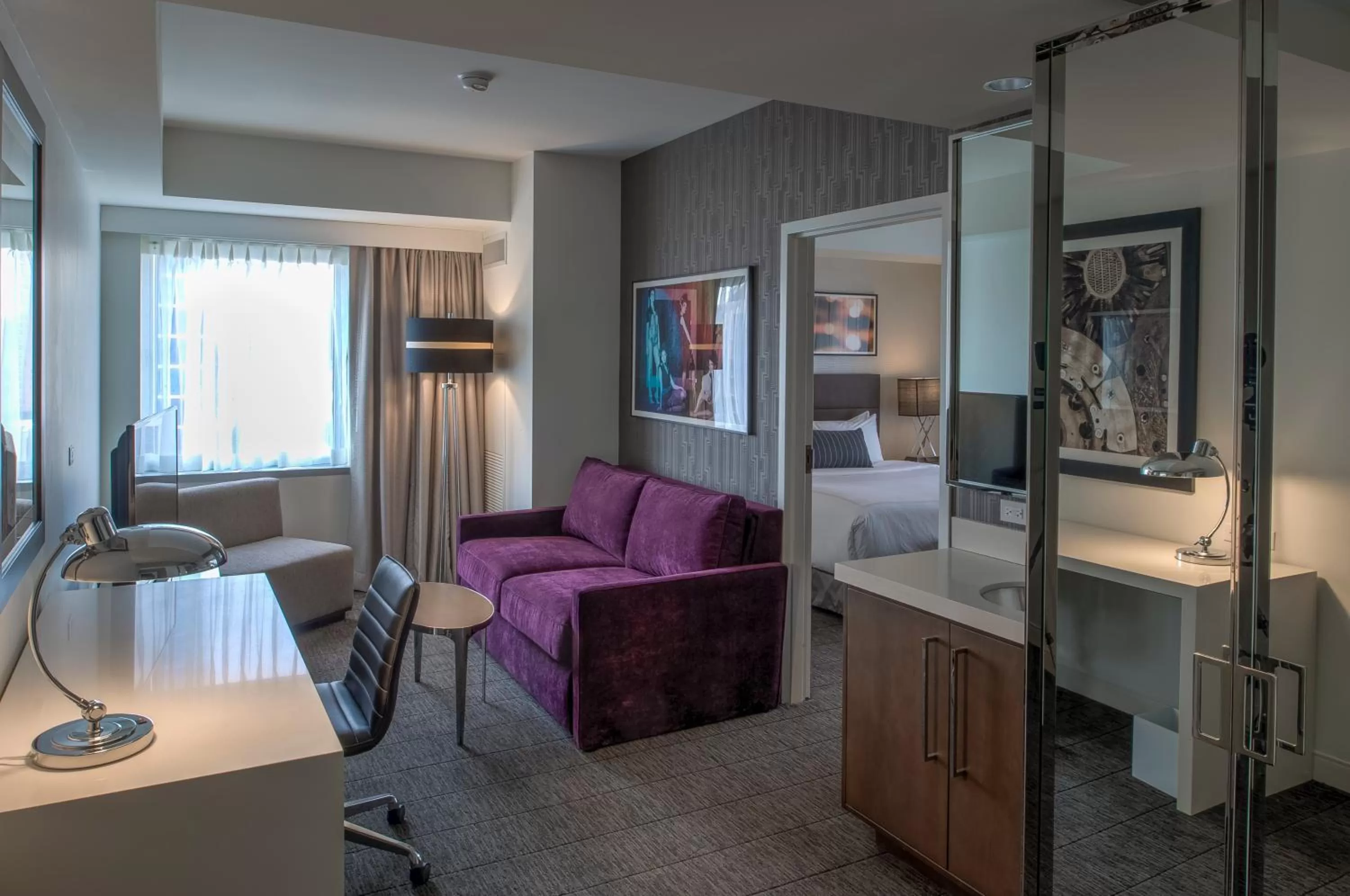 One-Bedroom King Suite in Godfrey Hotel Chicago
