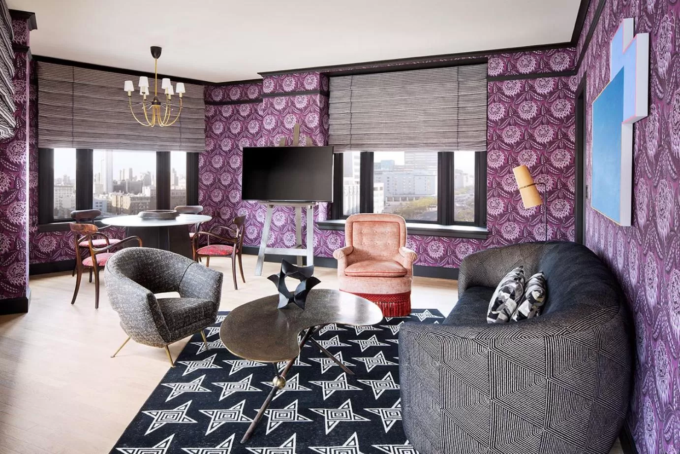 Premier Suite, 1 Bedroom Suite, 1 King, City view in San Francisco Proper Hotel, a Member of Design Hotels