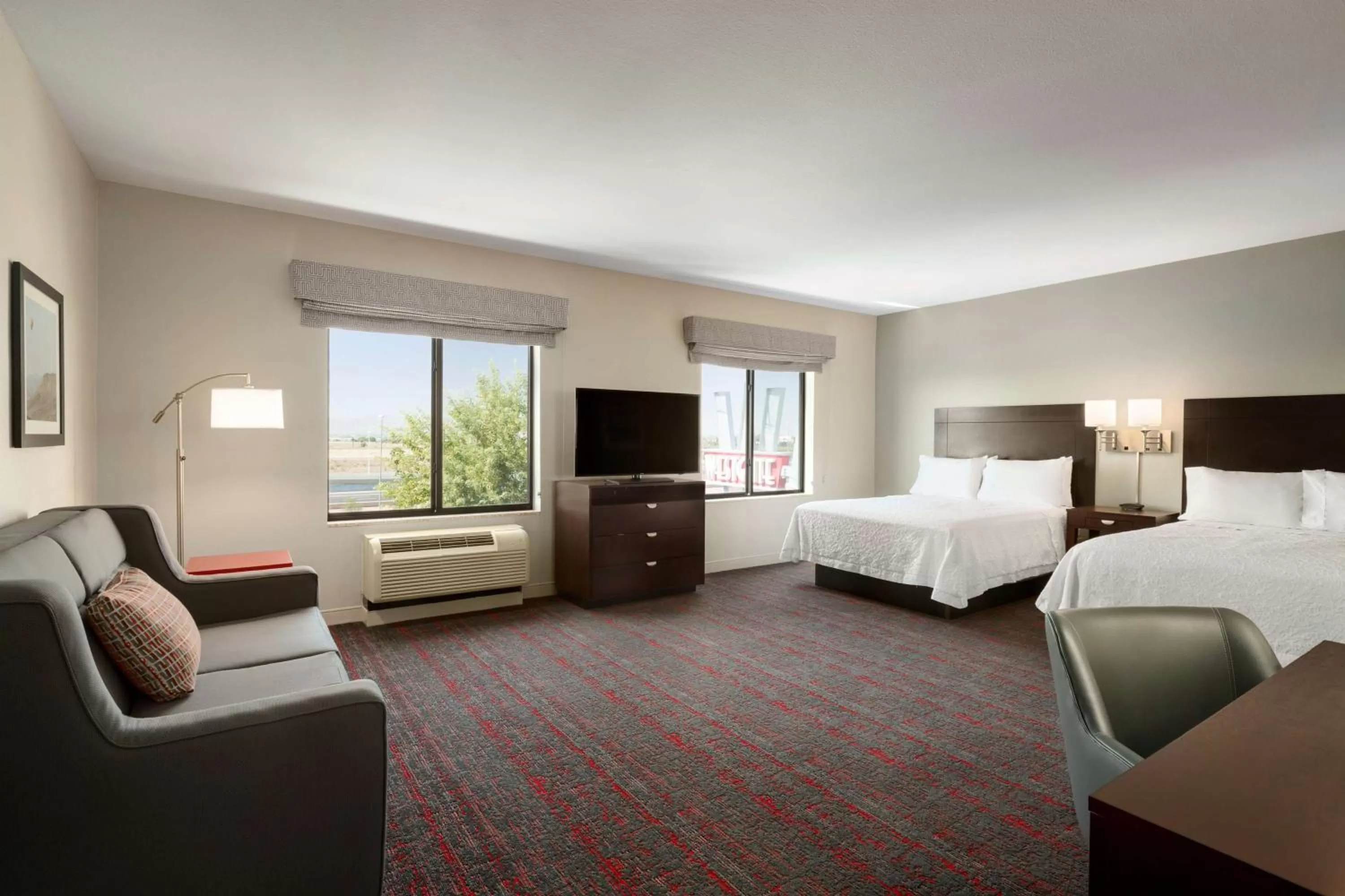 Studio Suite with Two Queen Beds and Sofa Bed - Non-Smoking in Hampton Inn & Suites Phoenix Glendale-Westgate