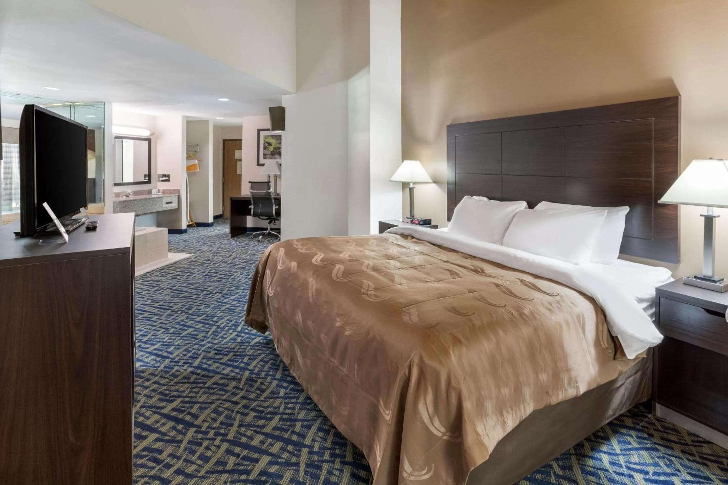 Standard King Suite with Bath - Non-Smoking in Quality Inn