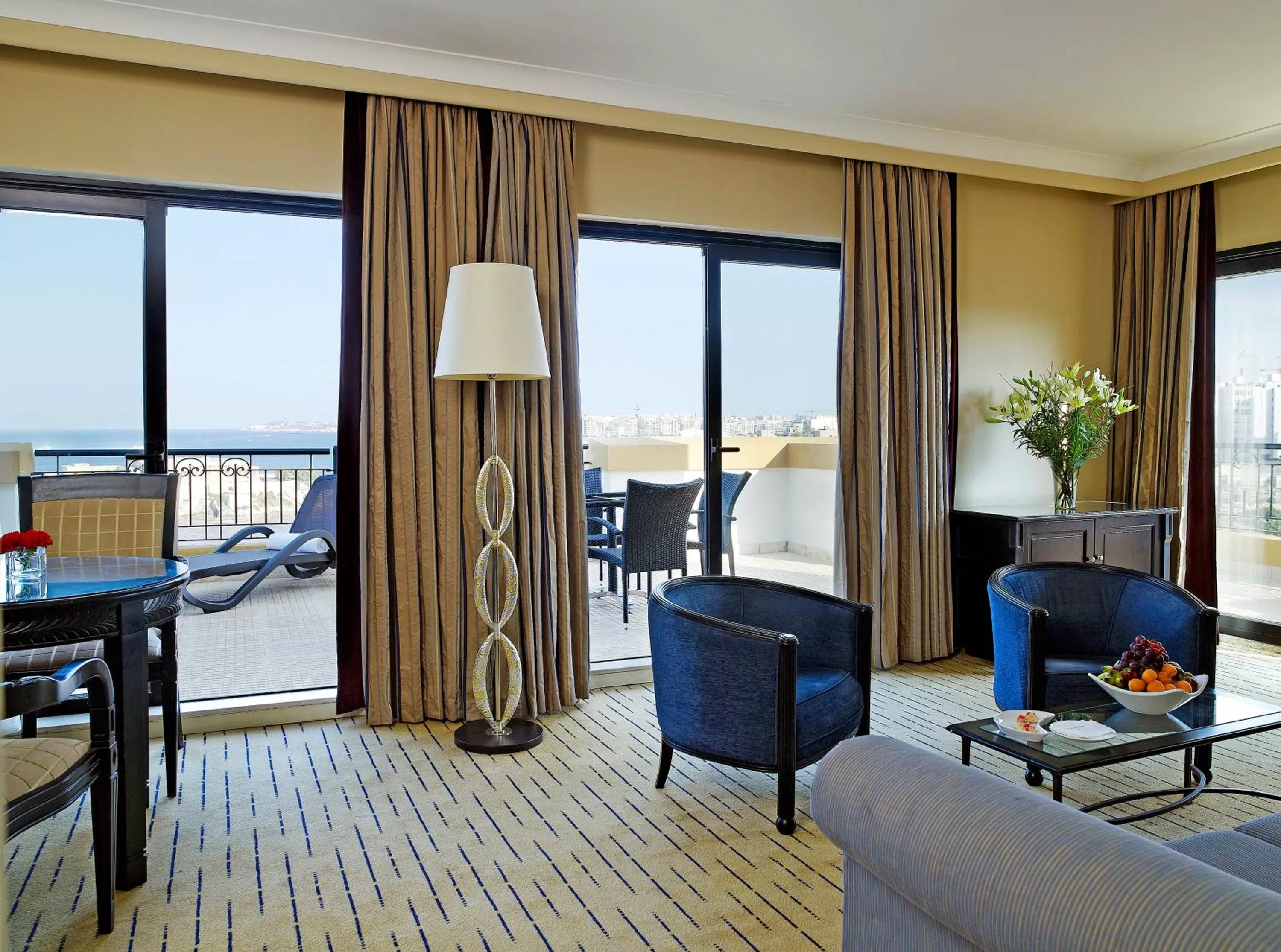 Deluxe Suite Twin with Sea View in Corinthia St George's Bay