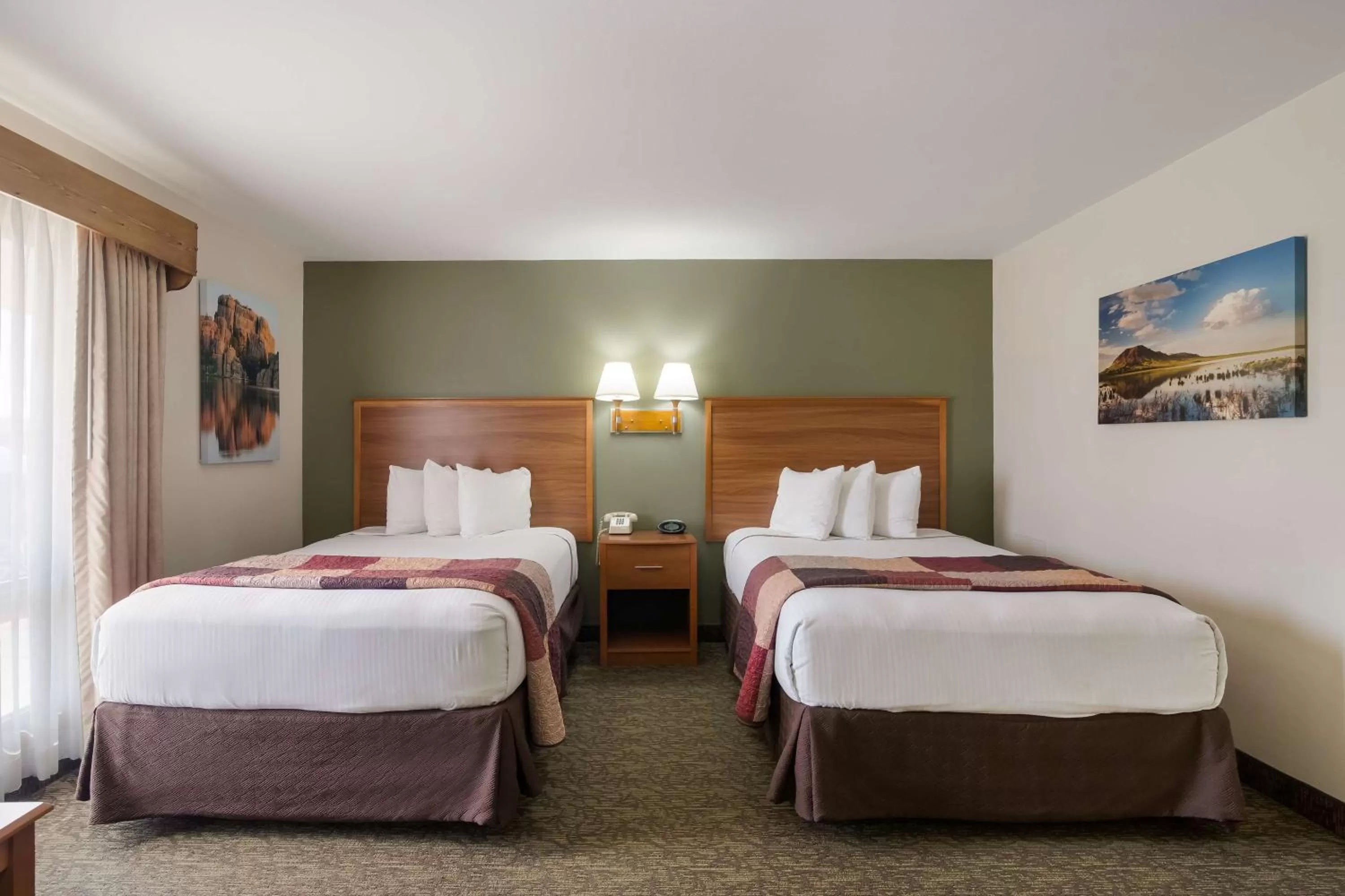 Double Room with Two Double Beds in Best Western Graham's