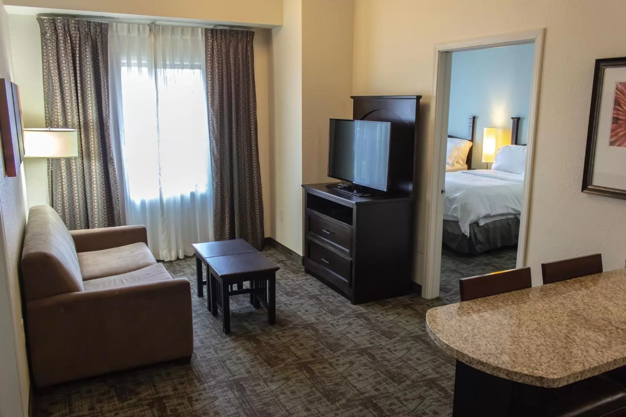 One-Bedroom Suite with Two Double Beds Hearing Accessible - Non-Smoking in Staybridge Suites Minot by IHG
