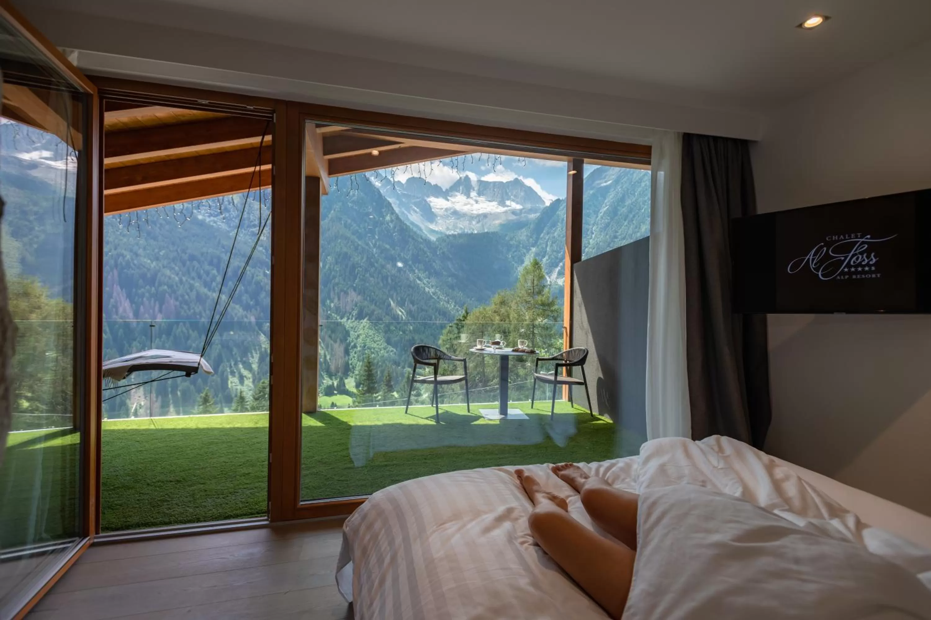 Deluxe Double Room with Shower in Hotel Chalet Al Foss - Adults Only