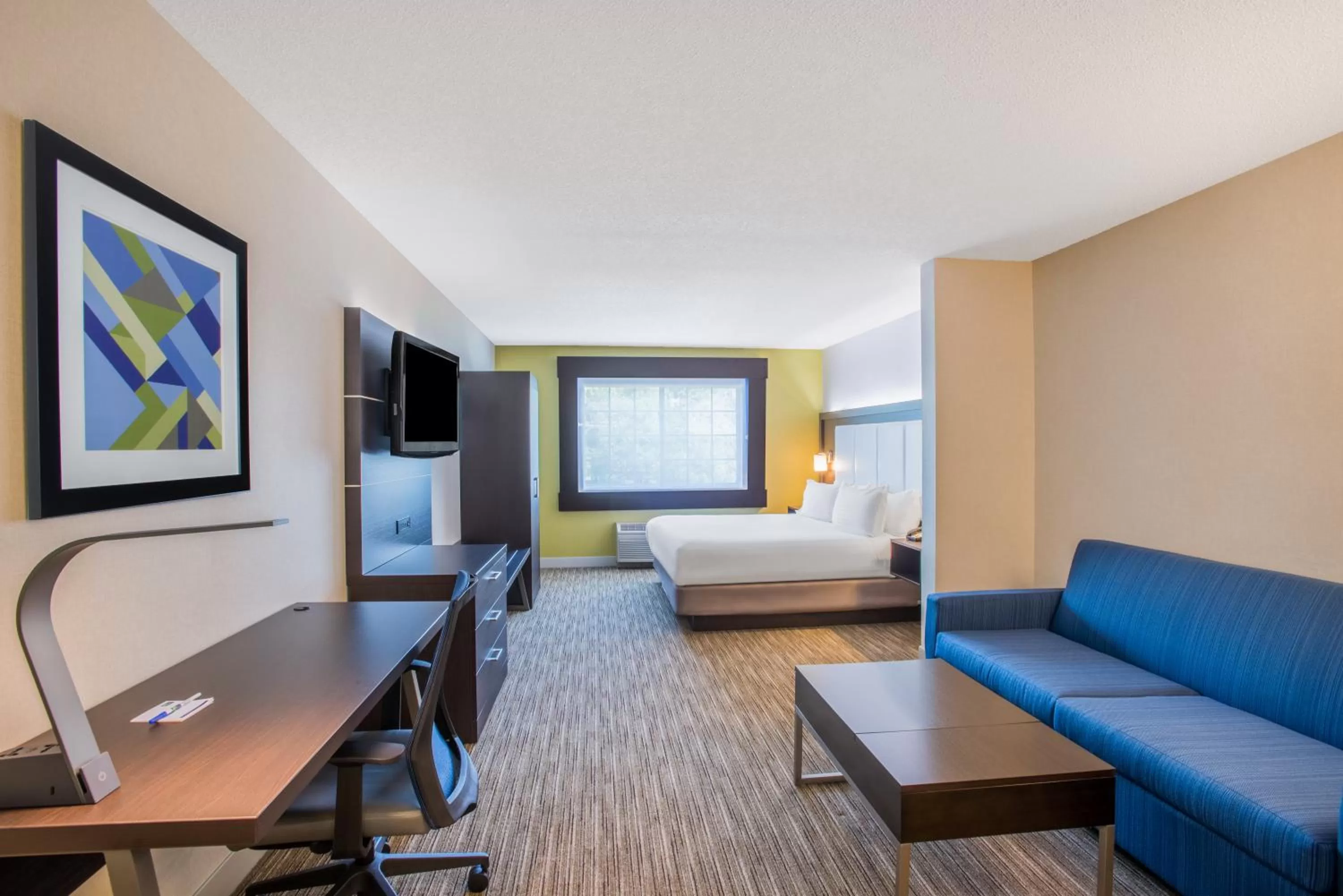King Suite with Roll-In Shower - Disability Access/Non-Smoking in Holiday Inn Express Hotel & Suites Boston - Marlboro by IHG