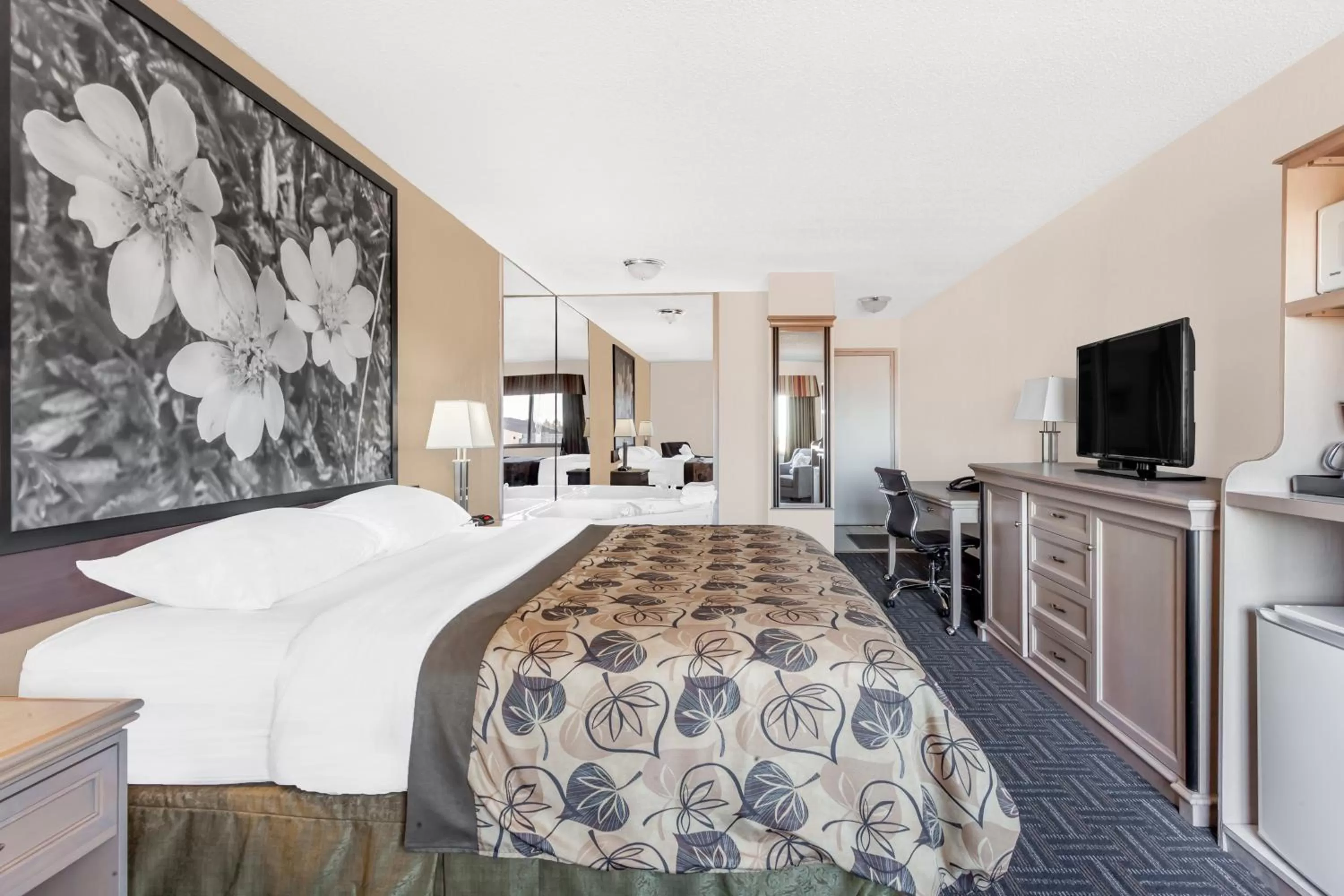 Deluxe King Room - Non-Smoking in Super 8 by Wyndham Stettler