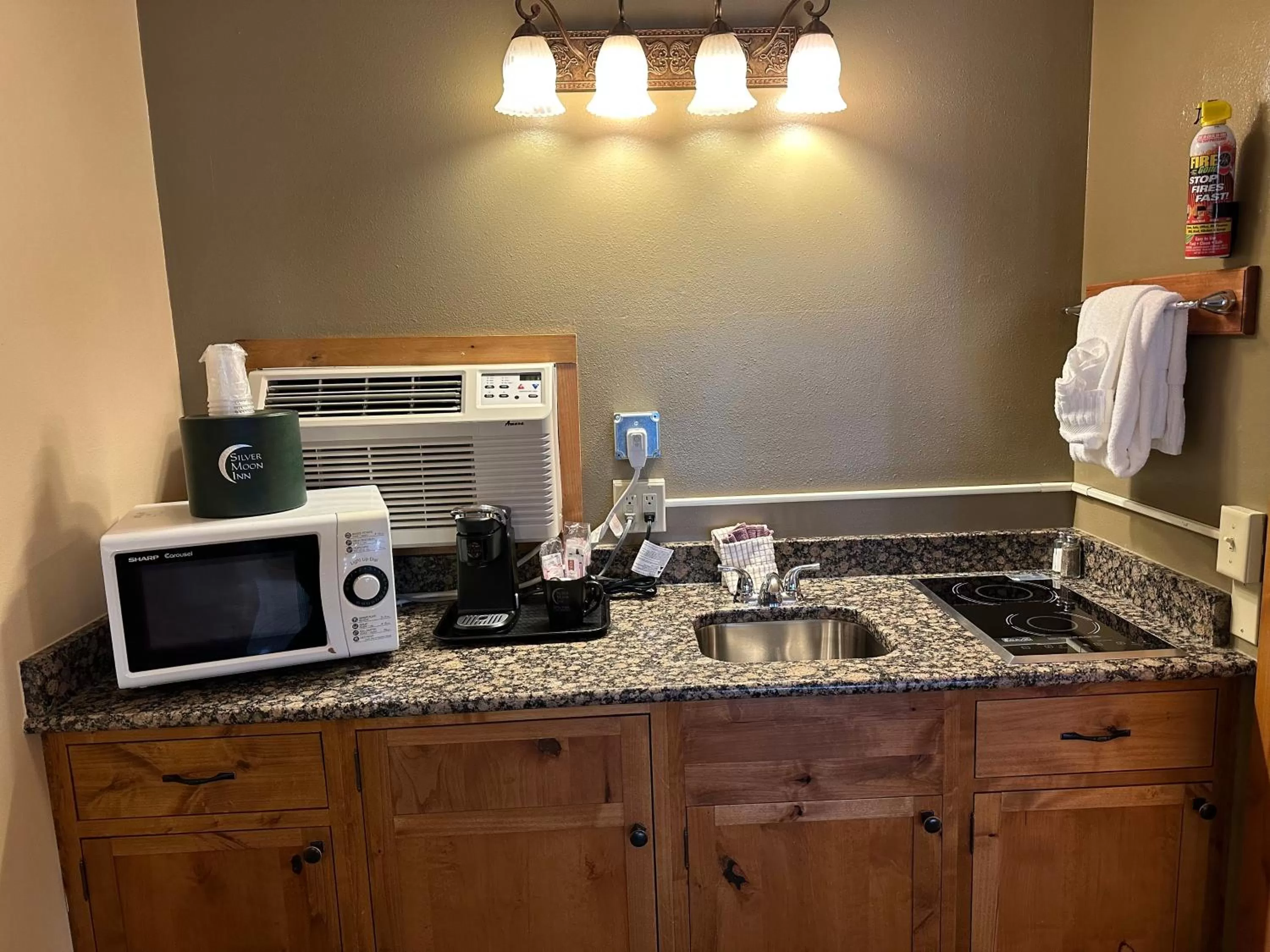 Standard King with Kitchenette (Non-Pet Friendly) in Silver Moon Inn