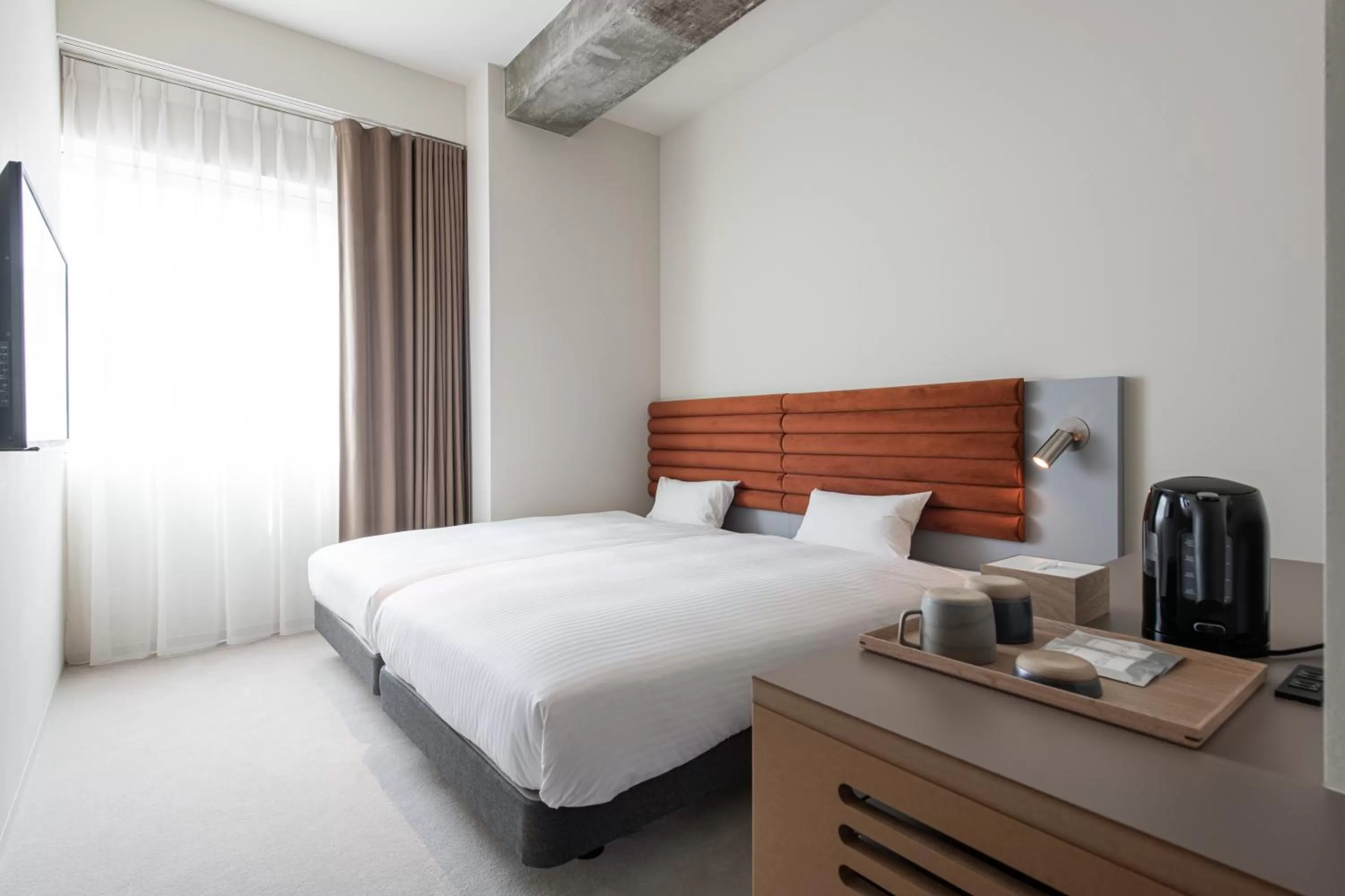 Standard Twin Room in KIRO Hiroshima by THE SHARE HOTELS