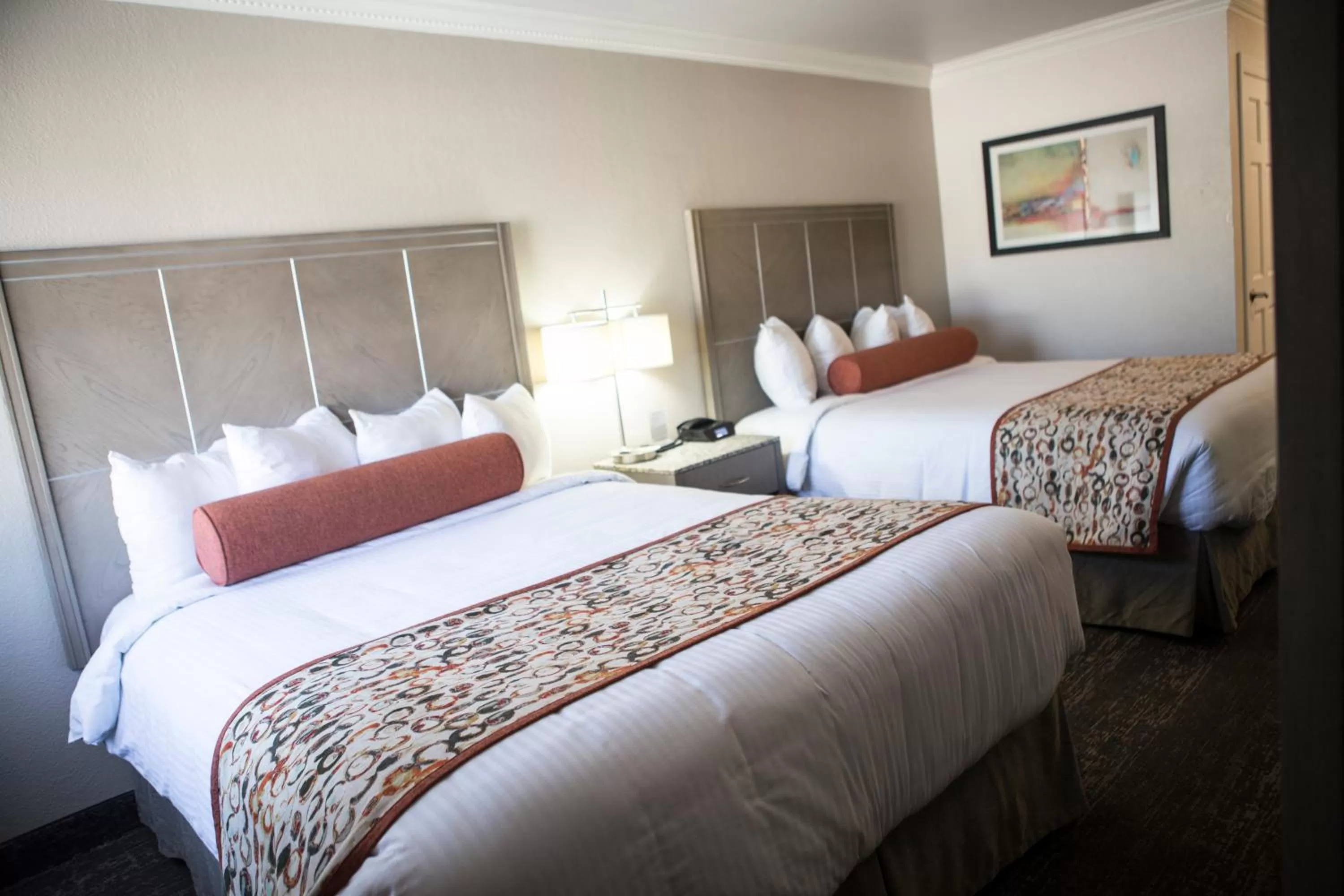 Bed in Hotel Aria