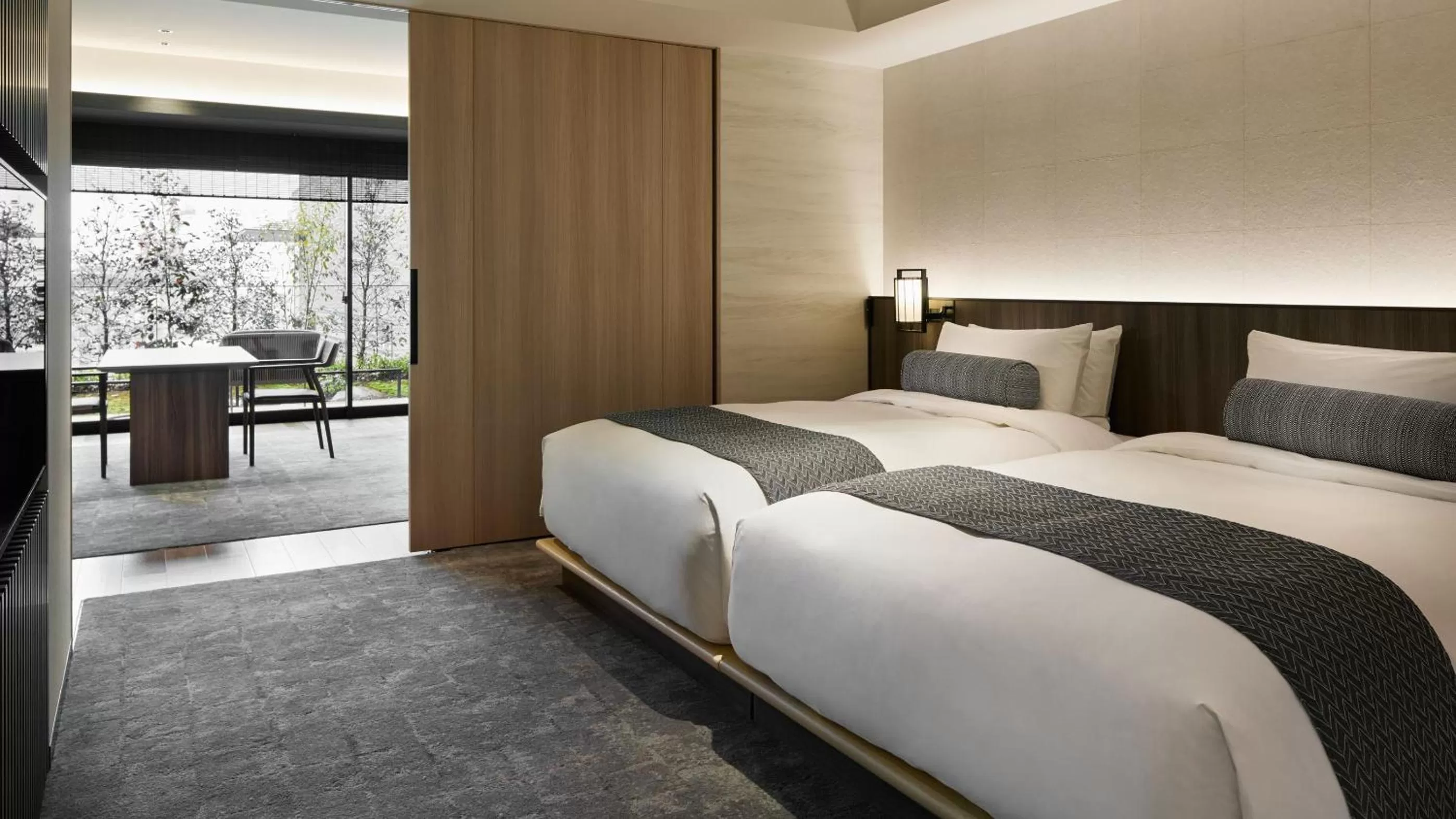 Terrace Suite Twin Room in The Thousand Kyoto