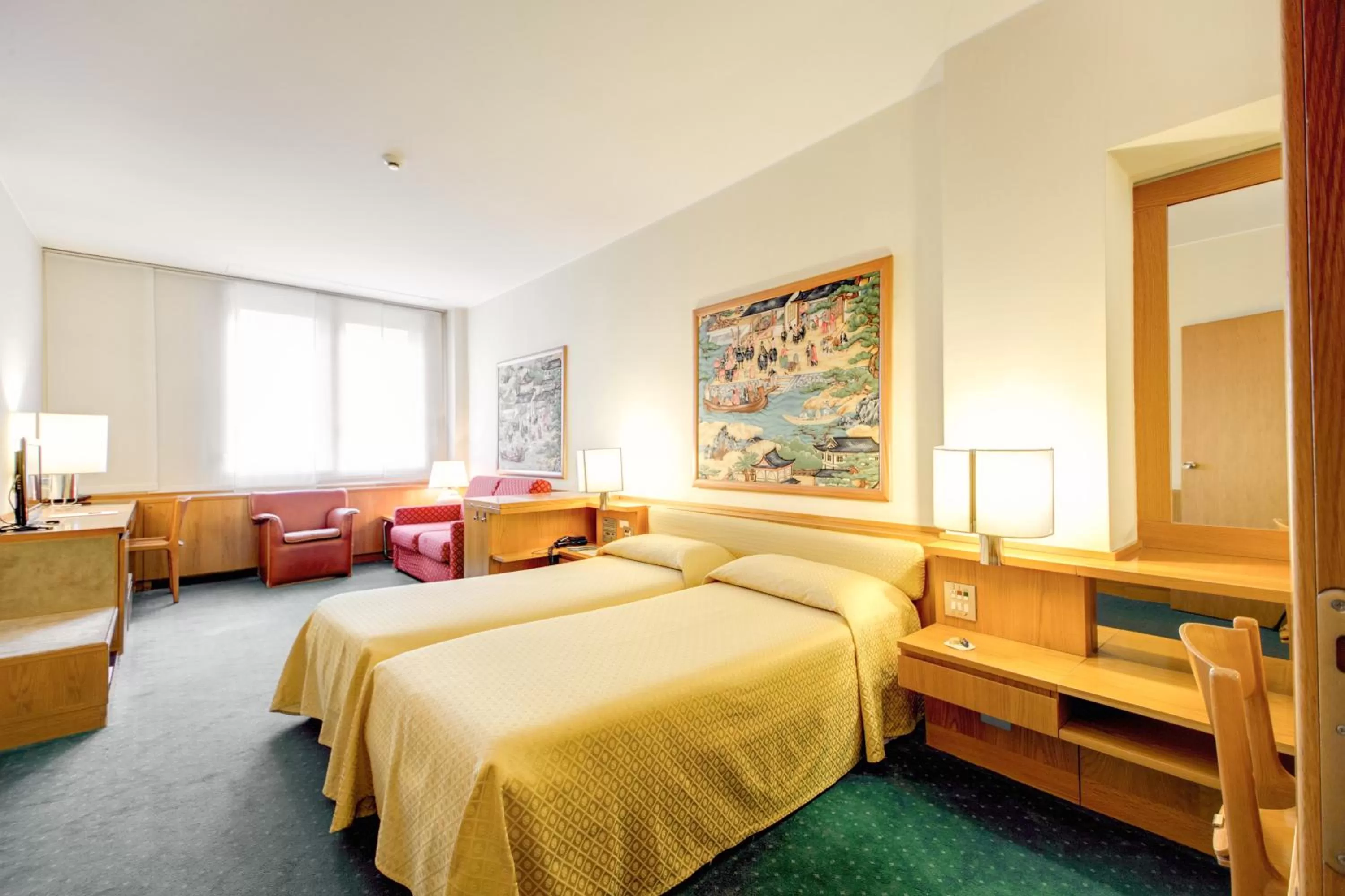 Twin Room in Hotel Galileo