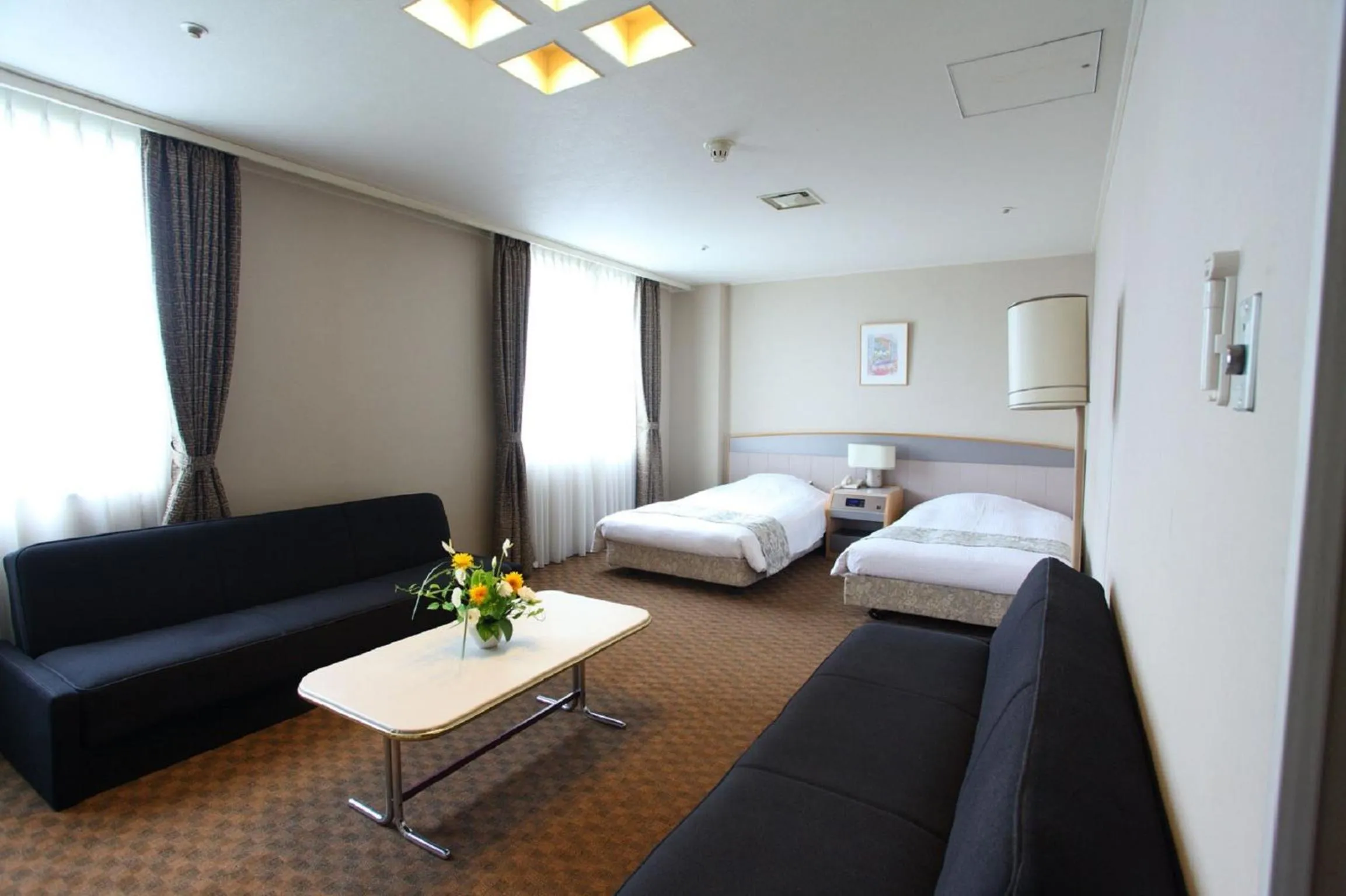 Deluxe Twin Room with 2 Sofa Beds - Non-Smoking in Hotel Awina Osaka