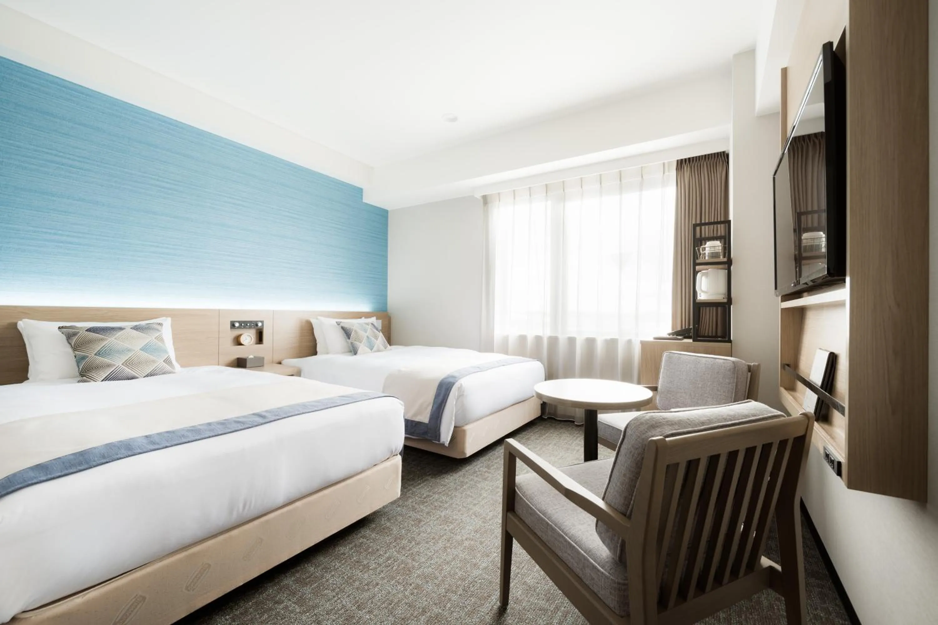 Twin Room in Tissage Hotel Naha by Nest